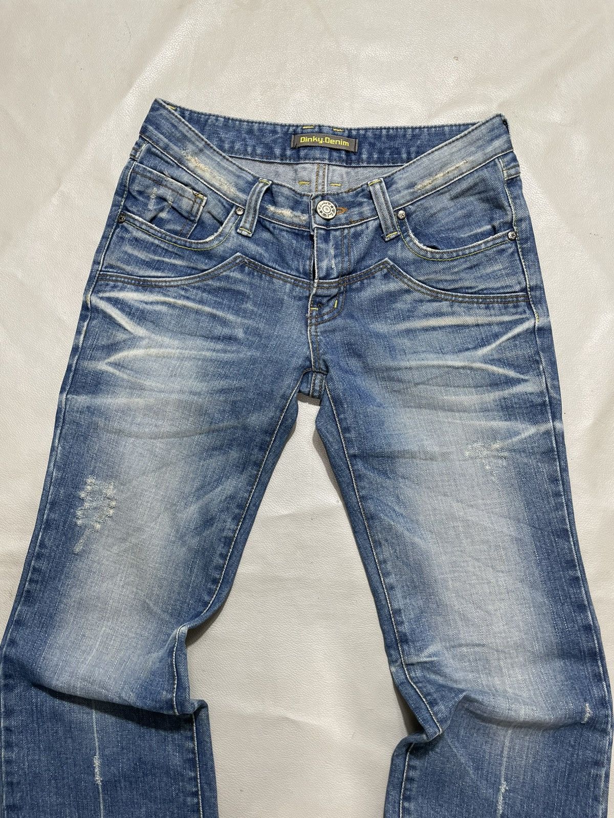 Tornado Mart Dinky jeans Flared Low rise Jeans Size US 26 / EU 42 - 2 Thumbnail