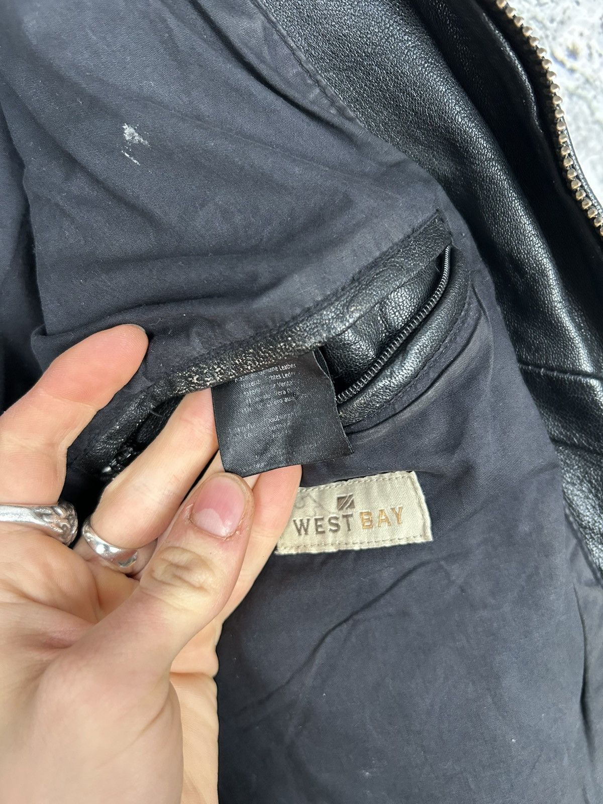 Genuine Leather Avant Garde Genuine Leather Jacket Grunge Punk Rock Metal Size US M / EU 48-50 / 2 - 7 Thumbnail