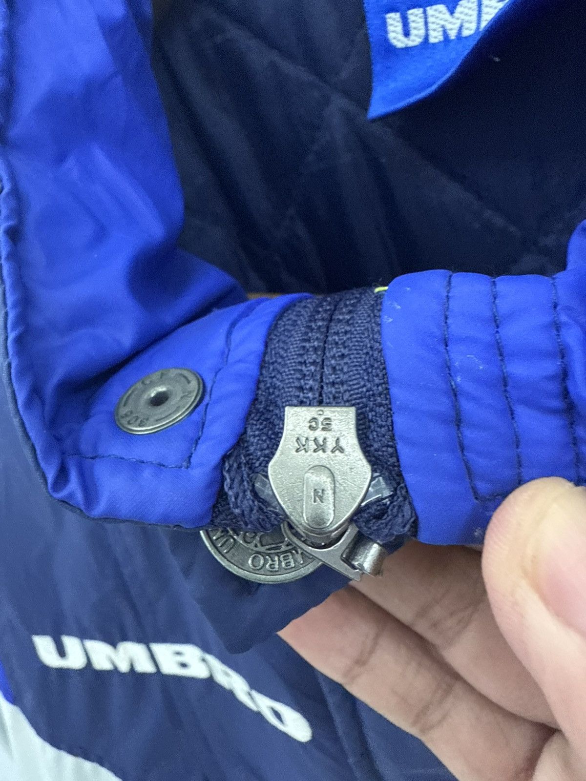 Chelsea Soccer Vintage Rare 97/98 UMBRO Chelsea FC Football Training Jacket Size US L / EU 52-54 / 3 - 10 Thumbnail