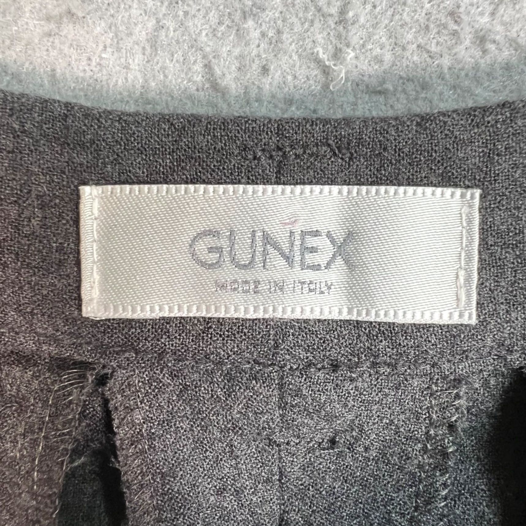 Vintage Gunex Womens Pants Size 8 Wool Blend Gray Pleated Straight Leg Trousers Size 30" / US 8 / IT 44 - 3 Thumbnail