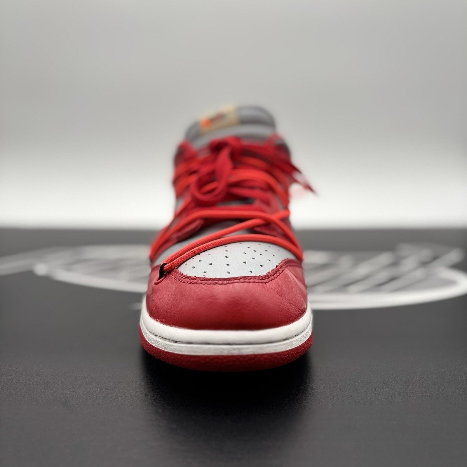 Nike × Off-White Nike Dunk Low x OFF-WHITE 2019 ' University Red ' | CLEAN! Size US 9.5 / EU 42-43 - 6 Thumbnail