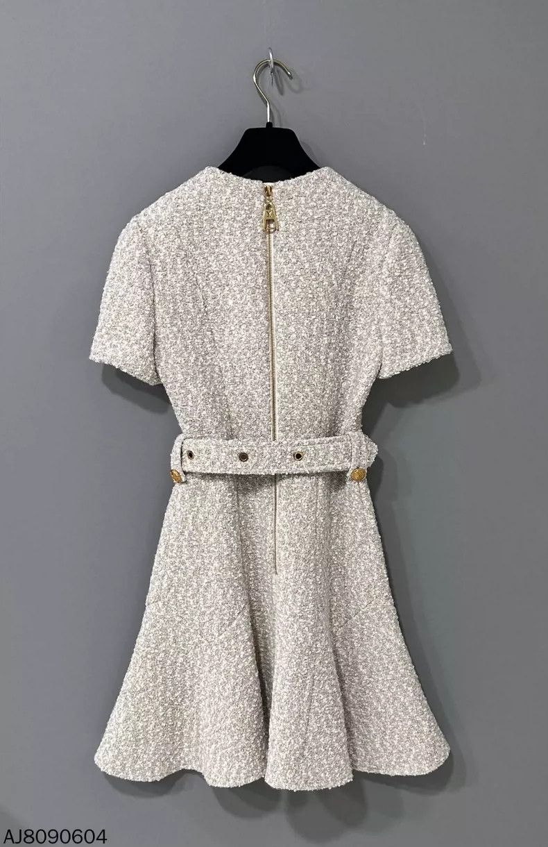 Louis Vuitton Louis Vuitton Tweed dress Size XS / US 0-2 / IT 36-38 - 7 Thumbnail
