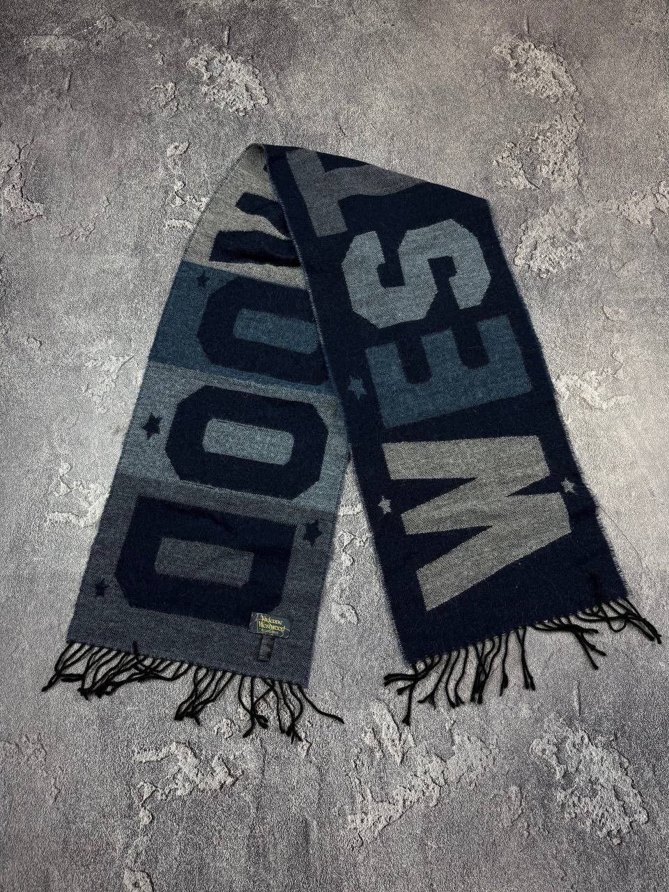 Vivienne Westwood Rare Vivienne Westwood Big Logo Wool Scarf Size ONE SIZE - 2 Thumbnail