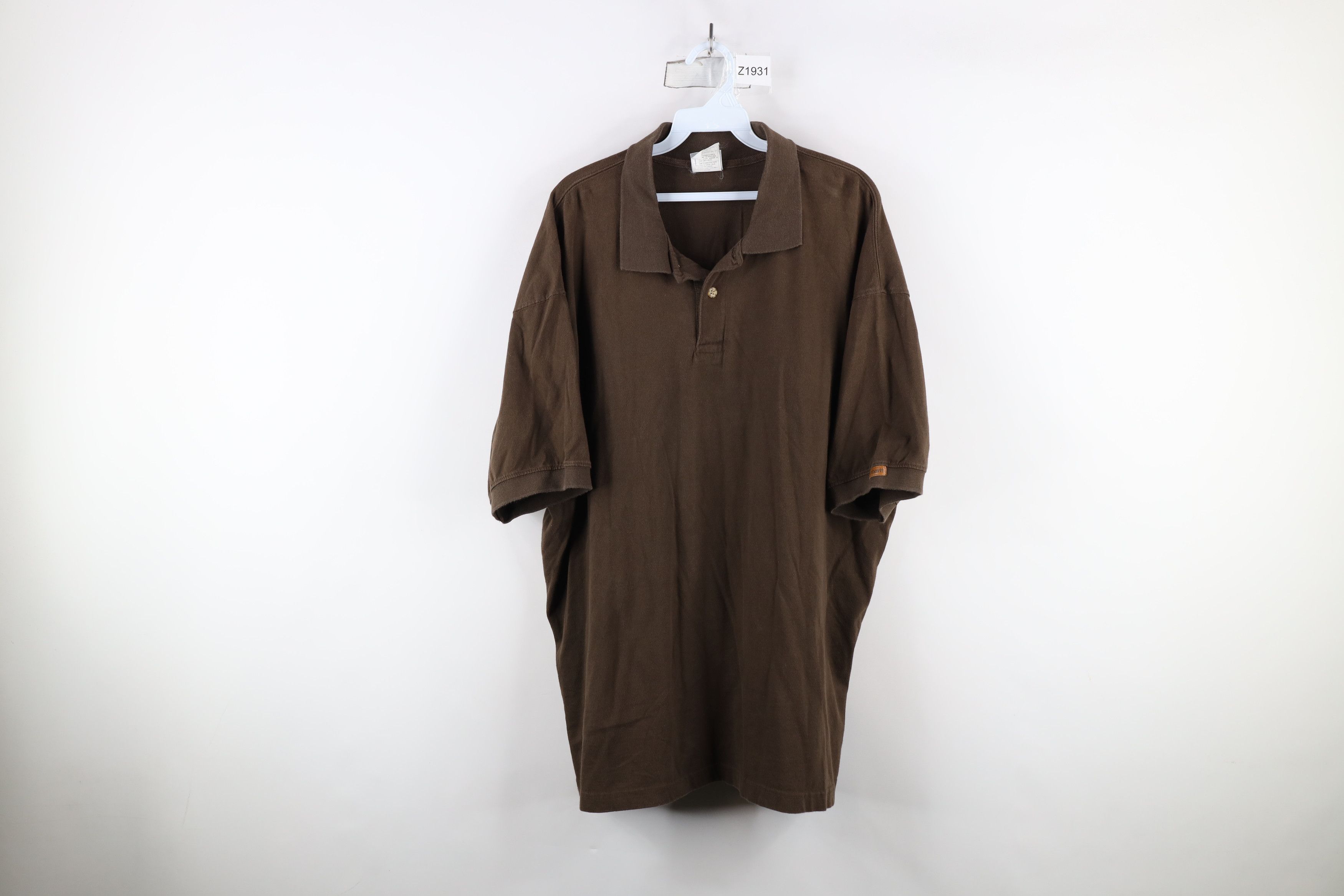 Carhartt × Vintage Vintage 90s Carhartt Spell Short Sleeve Polo Shirt Cotton Size US XXL / EU 58 / 5 - 1 Thumbnail