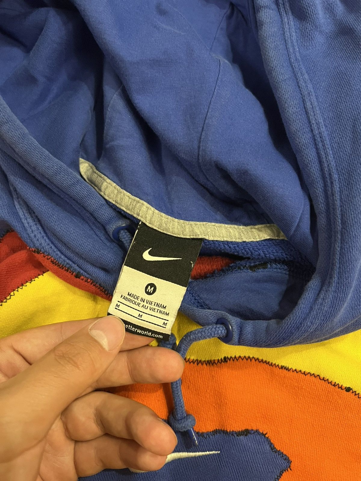Vintage RARE Hand Made Archive Oversized Hoodie Nike / Y2K Vintage Size US M / EU 48-50 / 2 - 6 Thumbnail