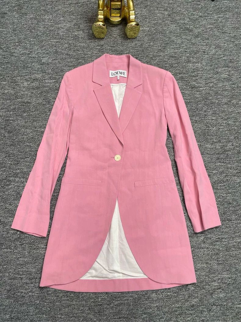 Loewe LOEWE Pink overcoat Size XXS / US 00 / IT 34 - 1 Thumbnail