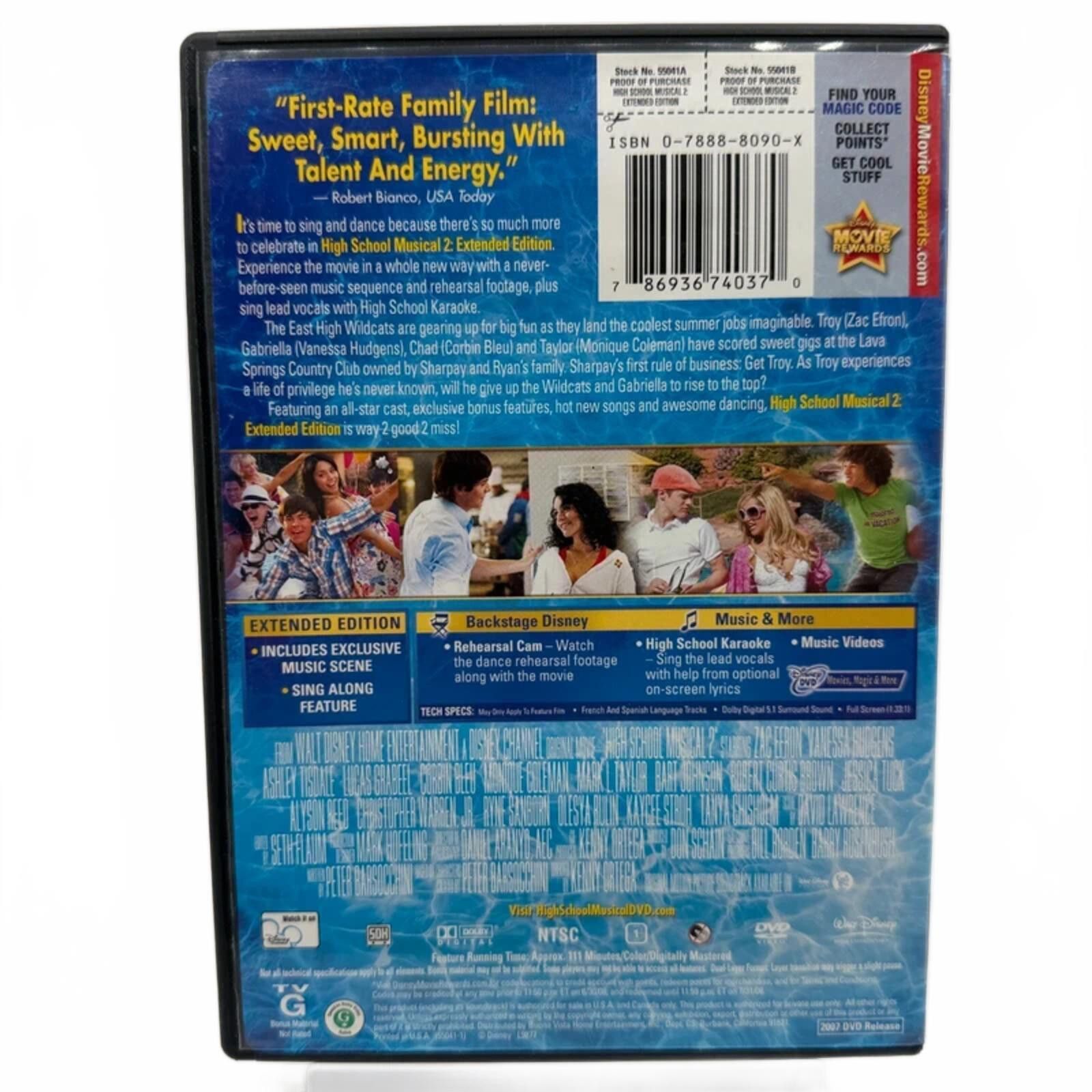 Other High School Musical 2 (2007) - DVD Movie - Family Musical Size ONE SIZE - 2 Thumbnail