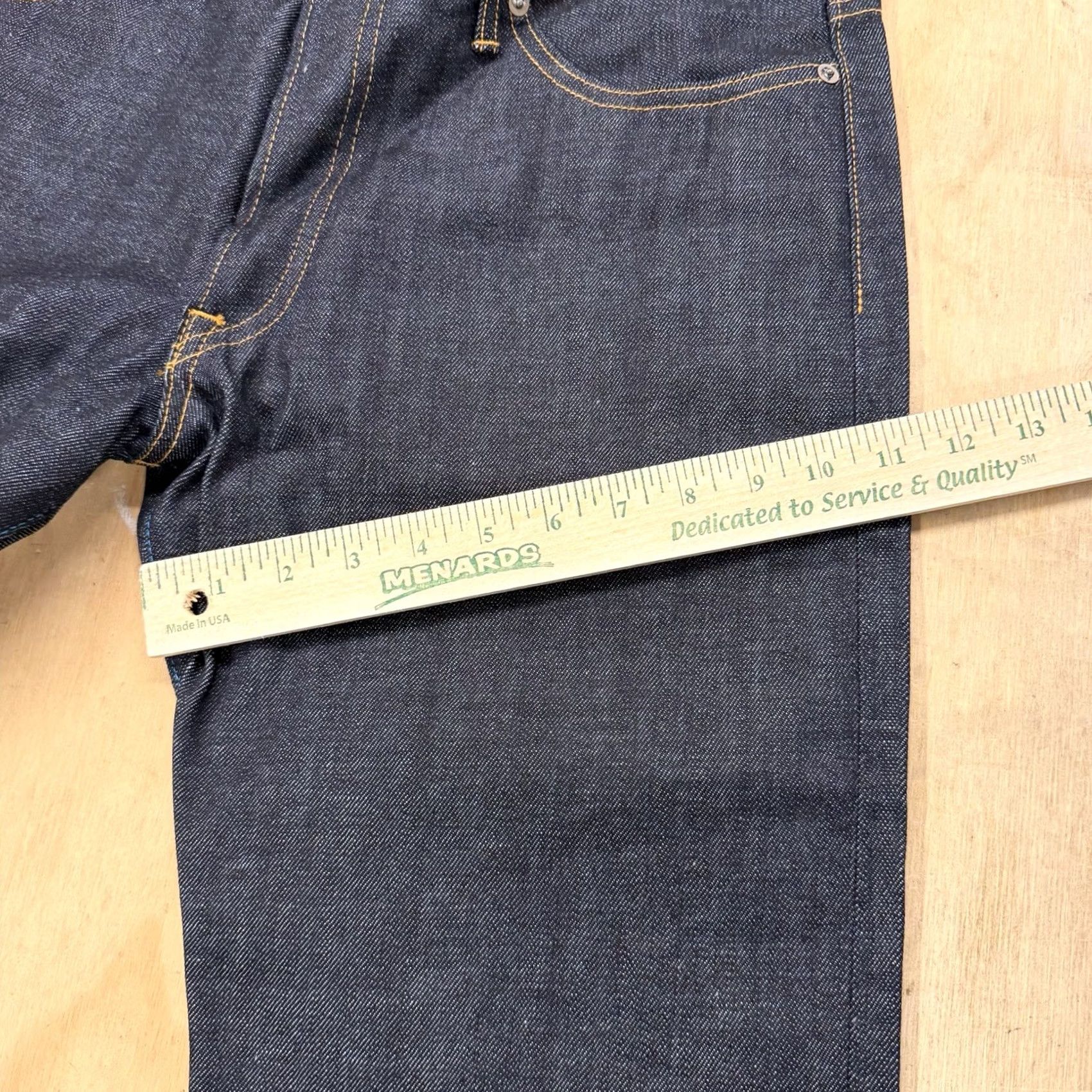Japan Blue Japan Blue Jeans Mens Raw Selvedge Slim Tapered Denim Jeans Blue 32x35 New With Tags Size US 32 / EU 48 - 5 Thumbnail