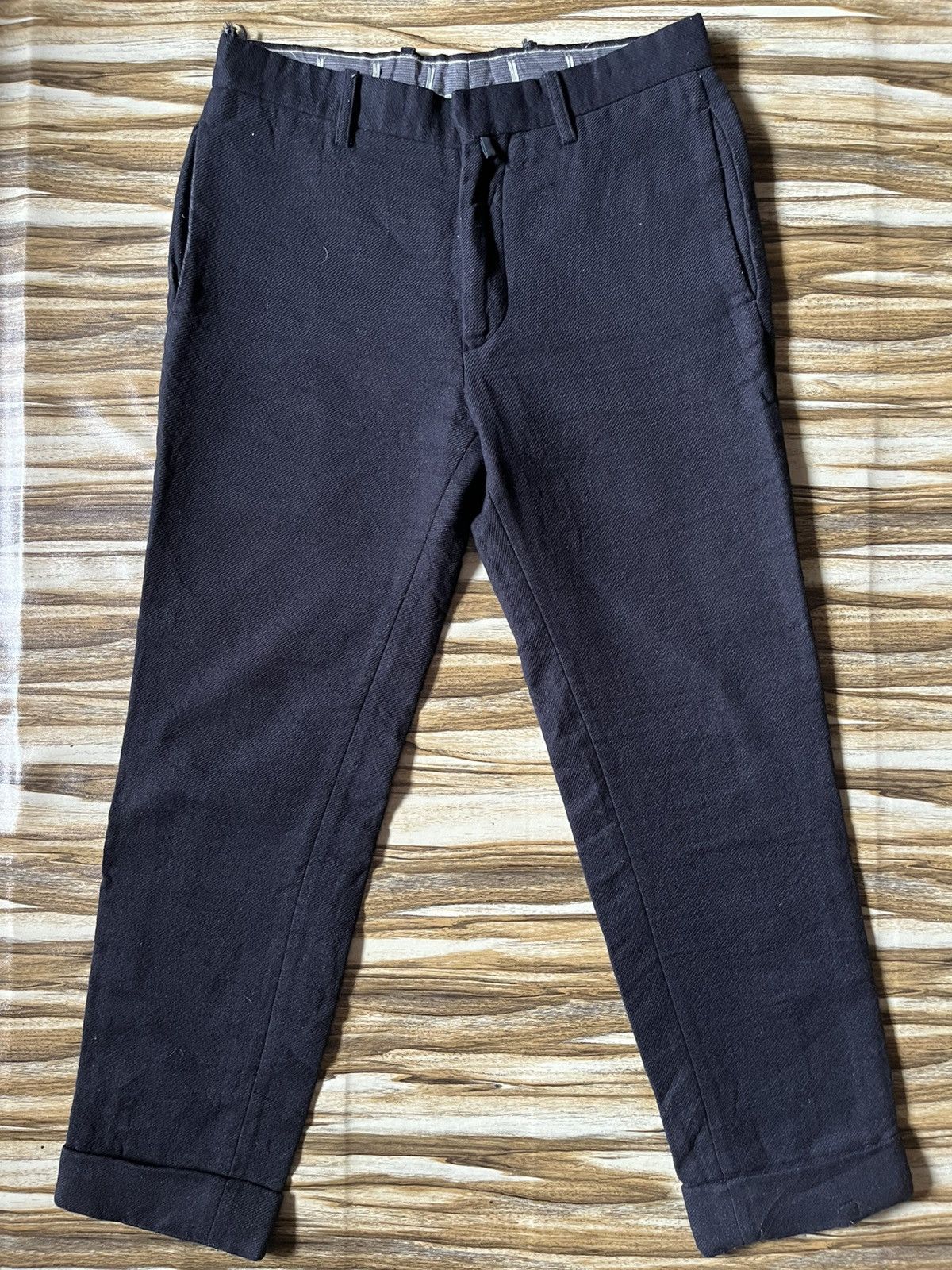 Japanese Brand Masterpiece Wool Gabardine Pant Size US 30 / EU 46 - 1 Thumbnail