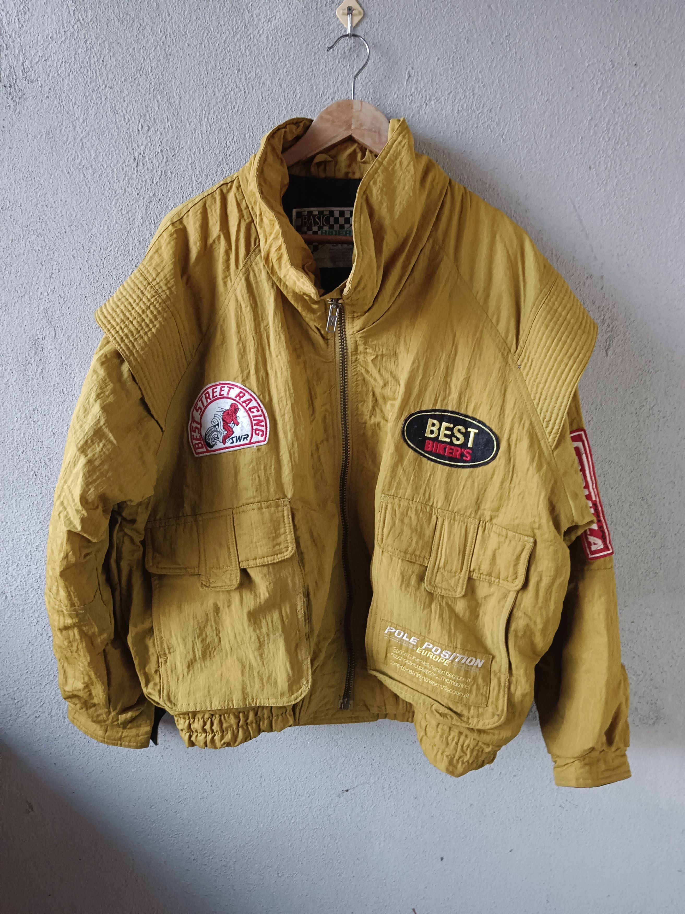 Vintage Vintage Bomber Motorcycle Zipper Jacket Basic Riders Style Size US L / EU 52-54 / 3 - 1 Thumbnail