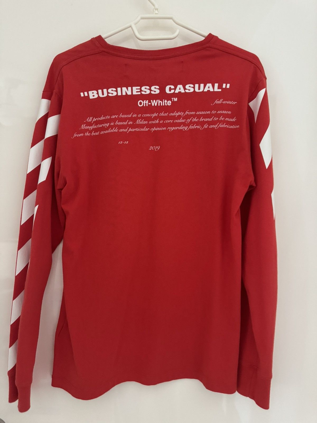 Off-White Off white Bernin Long-Sleeve Size US M / EU 48-50 / 2 - 2 Thumbnail