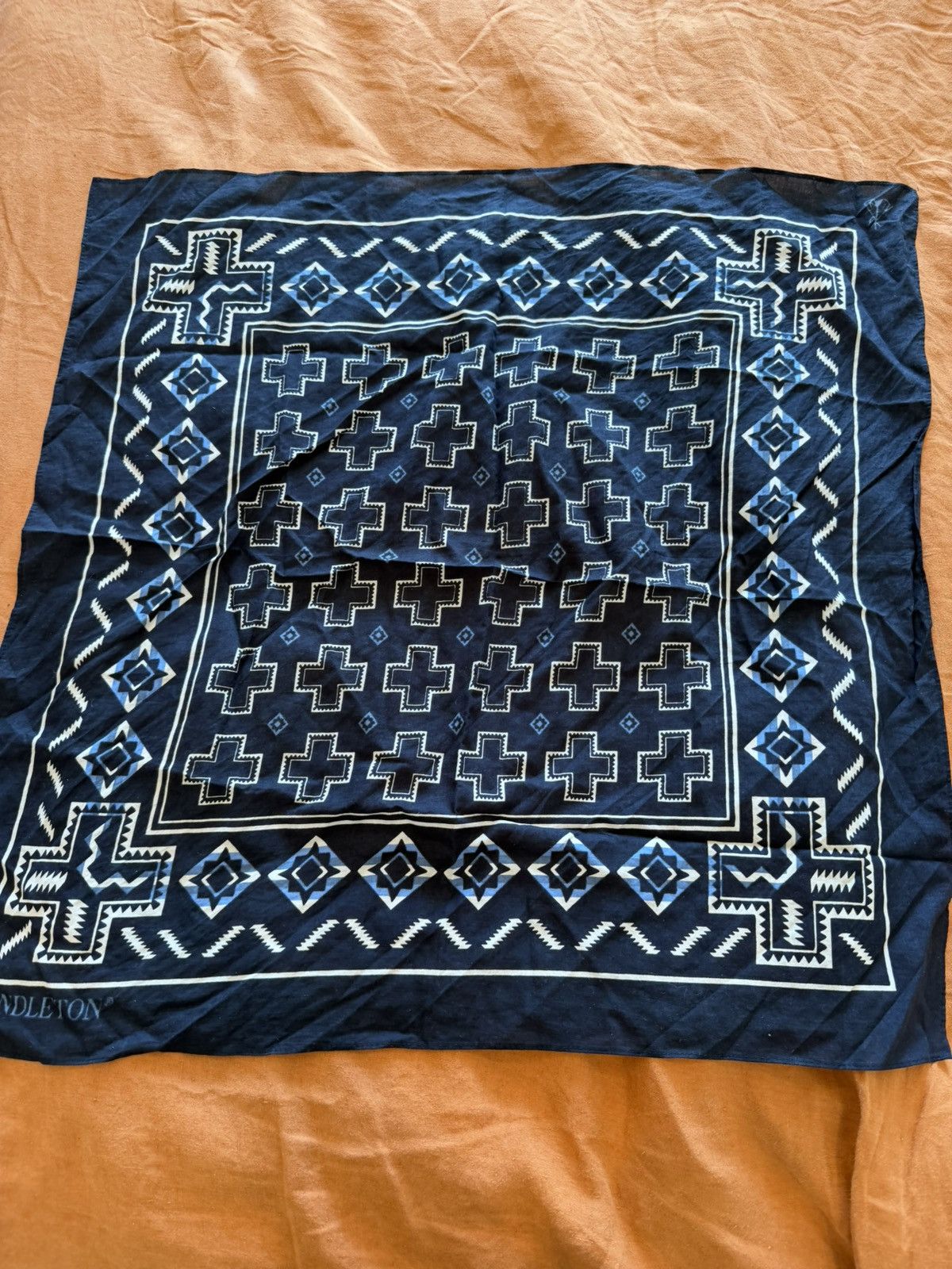 Pendleton Pendleton Navy Scarf/Bandana Size ONE SIZE - 3 Thumbnail