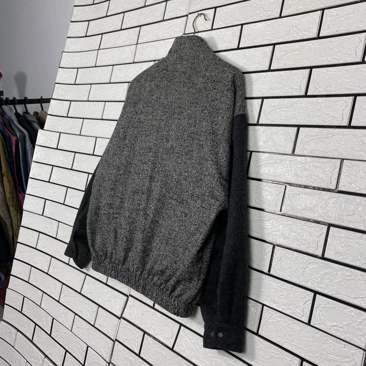 Issey Miyake 📌Vintage Wool Bomber Jacket Ginrei Rare Design Size US L / EU 52-54 / 3 - 11 Thumbnail