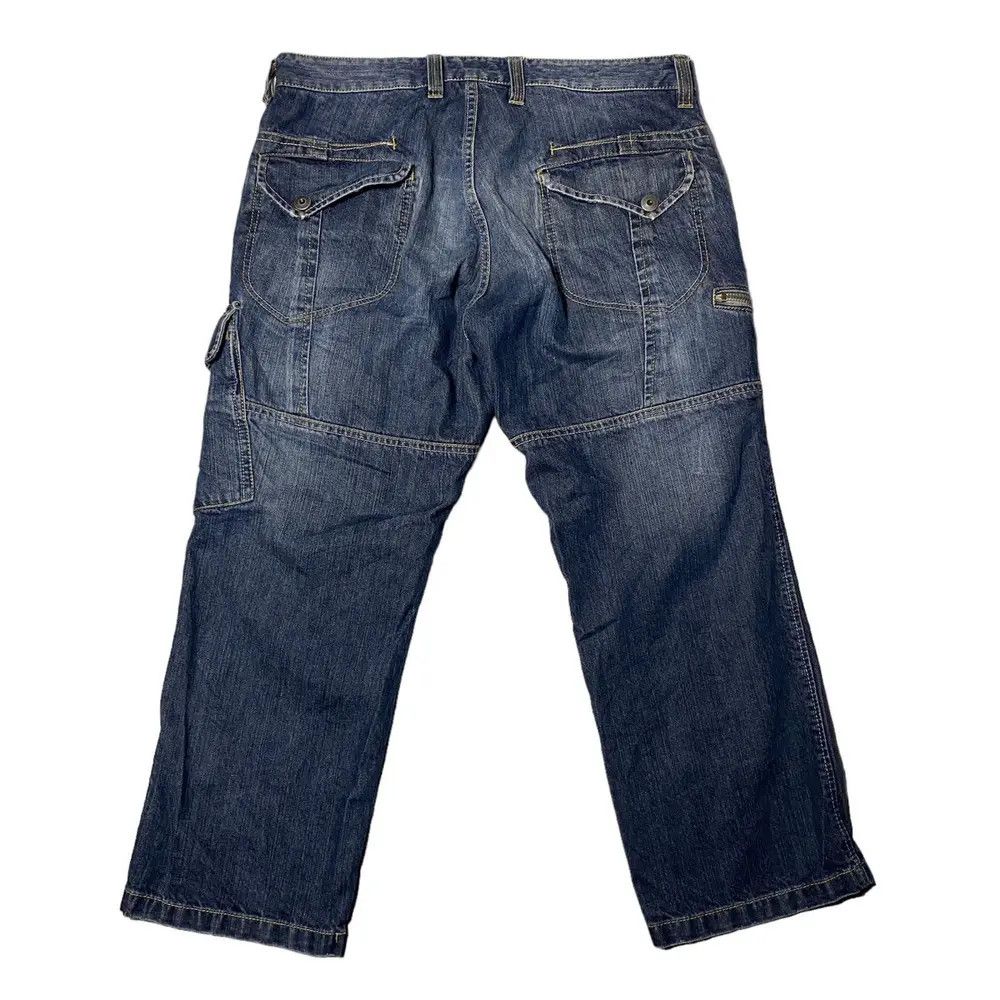 Japanese Brand lcco japanesebrand multizip pocket denim y2k lgb Size US 33 - 7 Thumbnail