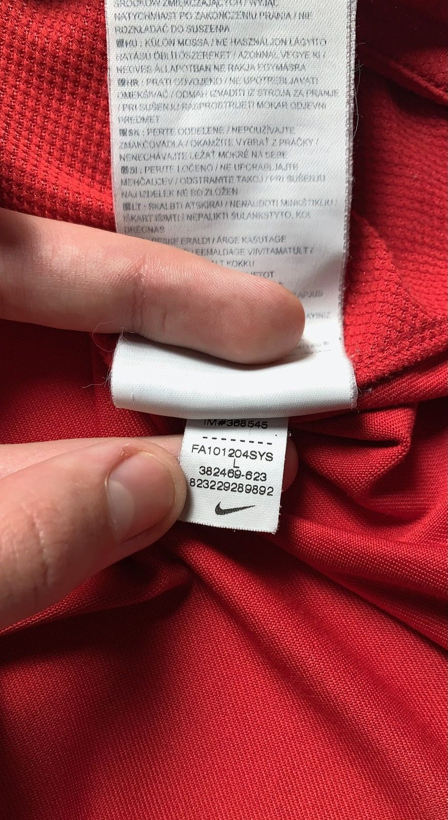 Nike × Vintage Vintage Nike Manchester United soccer jersey 10 Rooney L Size US L / EU 52-54 / 3 - 8 Thumbnail