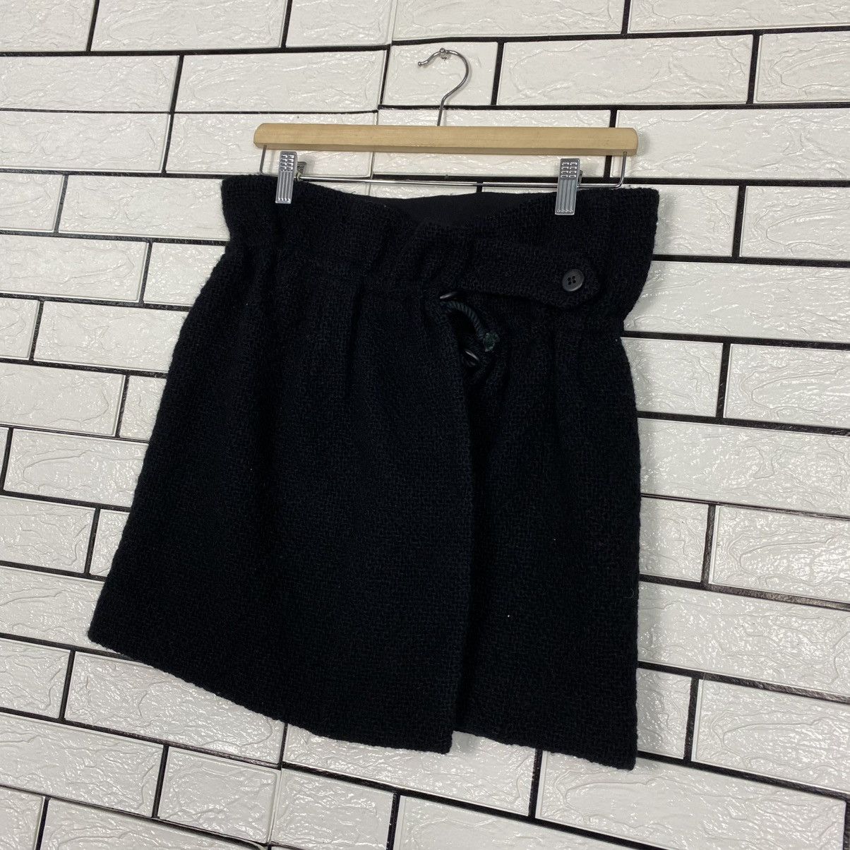 Yohji Yamamoto 🔥VINTAGE WOOL WRAP SKIRT Y’S YOHJI YAMAMOTO AVANT GARDE Size 30" / US 8 / IT 44 - 2 Thumbnail