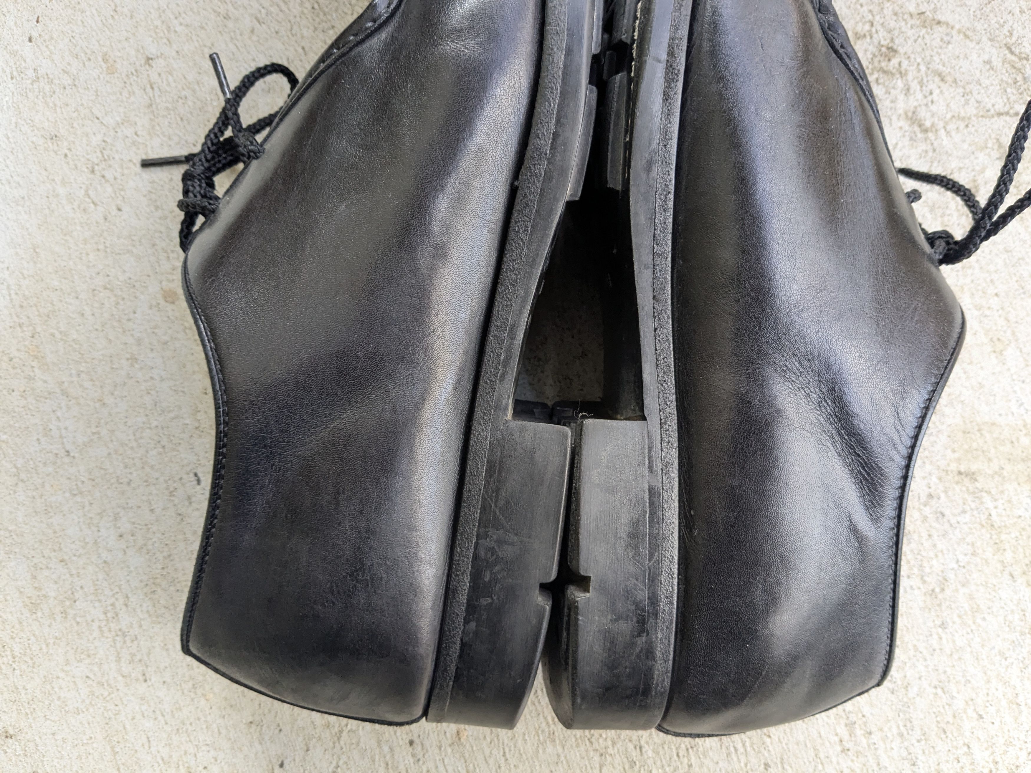 Prada Prada Split Toe Oxfords Derby's Black 11 Leather Bluchers Size US 11 / EU 44 - 10 Thumbnail