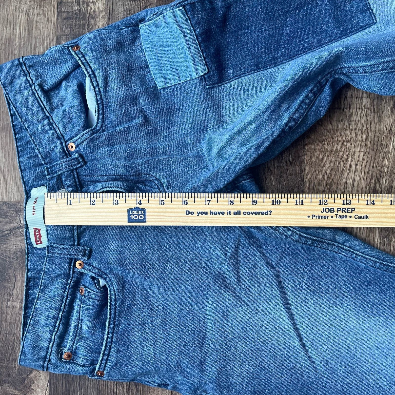 Levi's Levi's Jeans 511 Slim Womens 16 R 28W 28L Patch Distressed Size 38" / US 16 / IT 52 - 4 Thumbnail