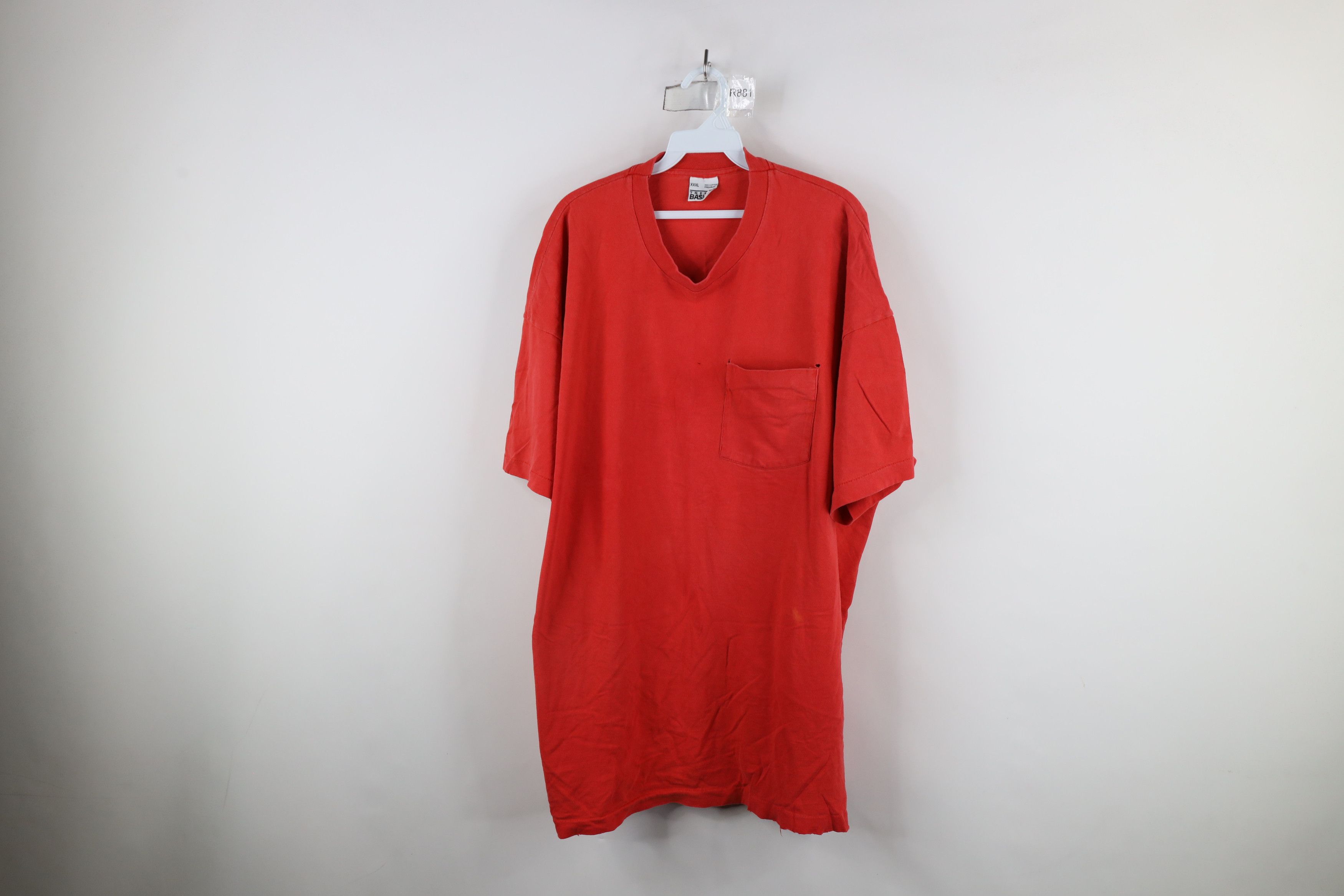 Vintage Vintage 90s Streetwear Blank Heavyweight Cotton T-Shirt USA Size US XXL / EU 58 / 5 - 1 Thumbnail