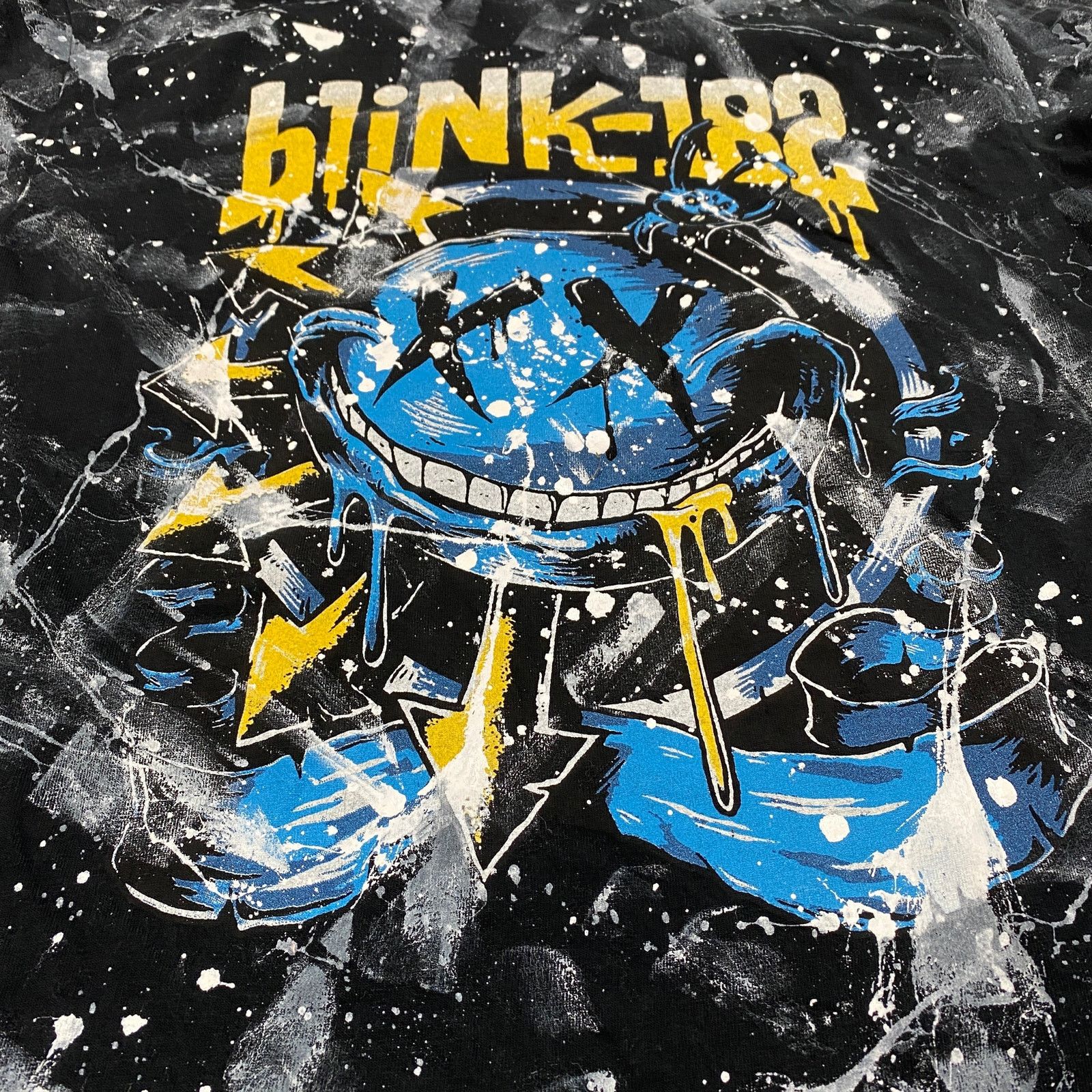 Band Tees × Gildan Blink 182 World Tour 2023/24 Paint Splatter T Shirt Medium Size US M / EU 48-50 / 2 - 9 Thumbnail