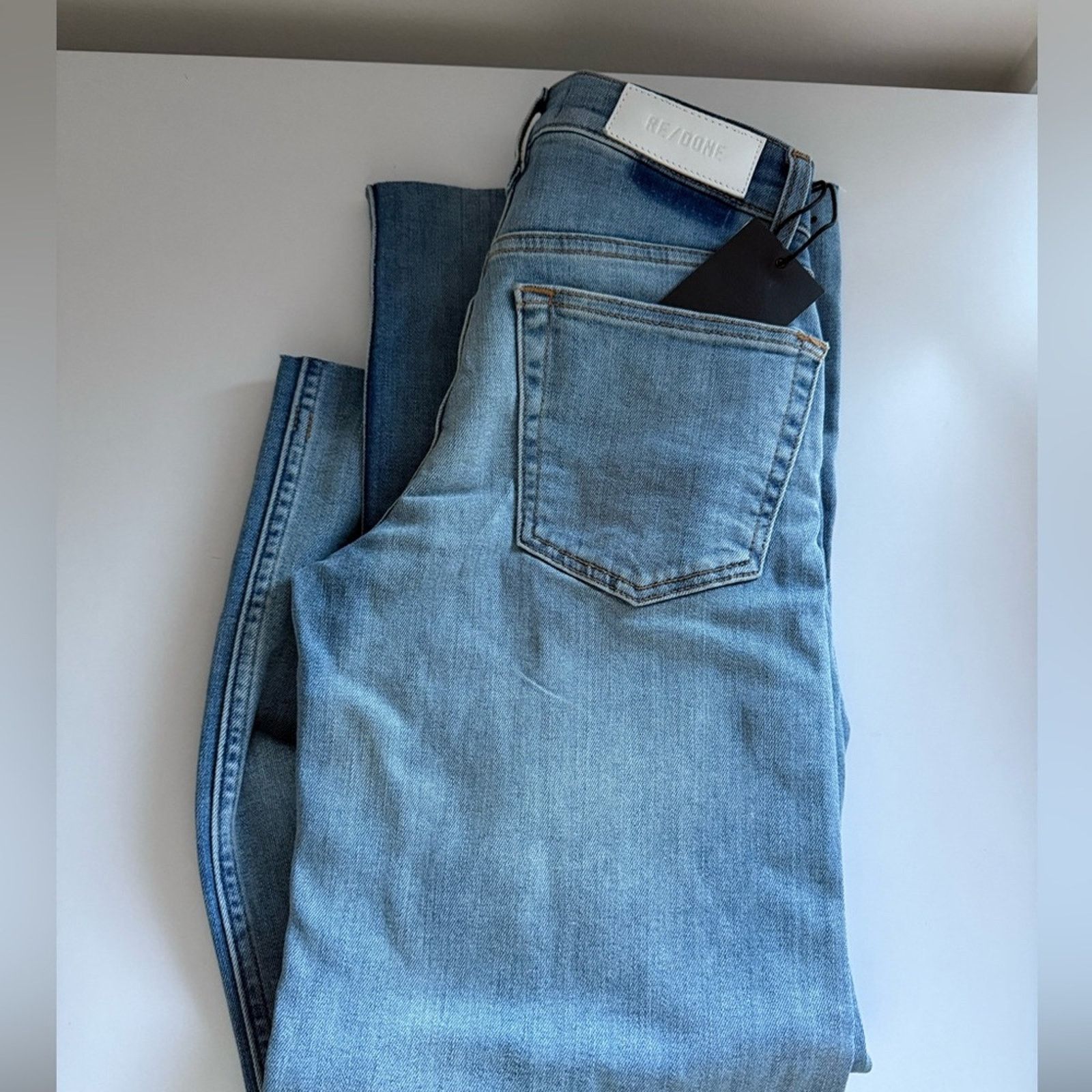 RE/DONE NEW - re/done Crop Wide-Leg Mid-Rise Jeans - Sz 24 - $295 Size 24" / US 00 / IT 34 - 12 Thumbnail