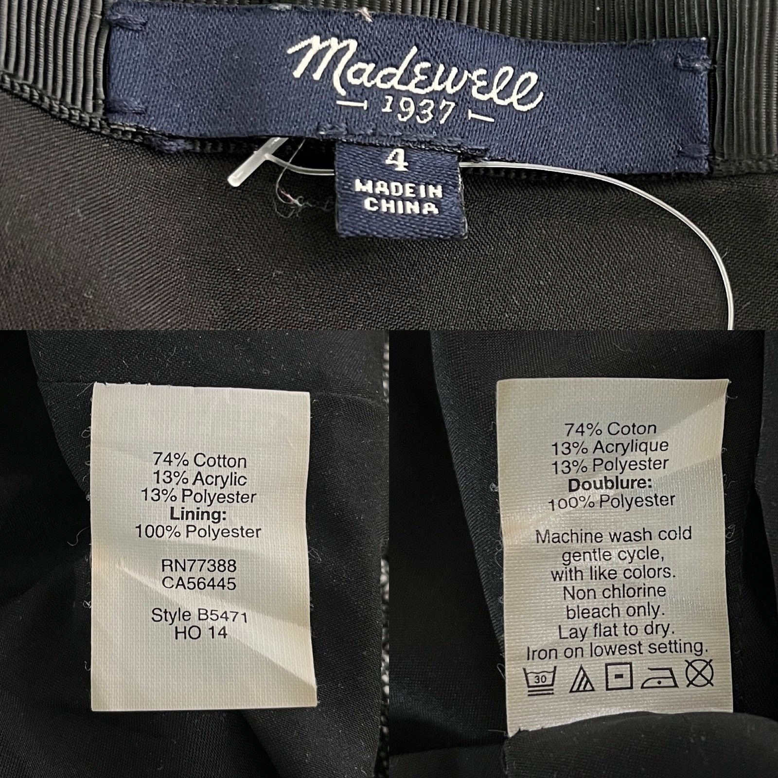 Madewell Madewell Countdown Skirt 4 Back Zip Pockets Lined Size 27" / US 4 / IT 40 - 7 Thumbnail