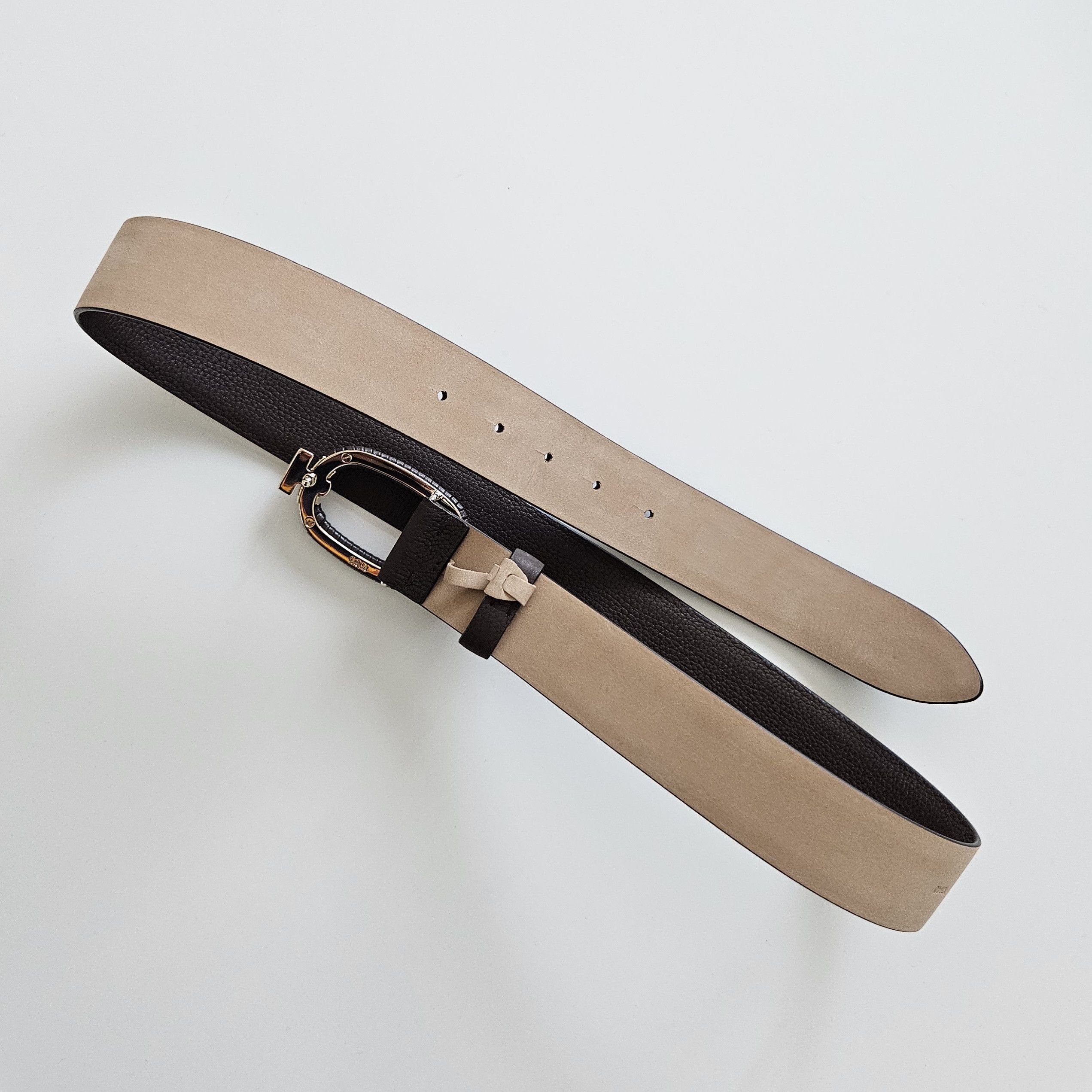 Tod's Tod’s Brown Leather Belt – Size 90 (US 34–36) Size ONE SIZE - 4 Thumbnail