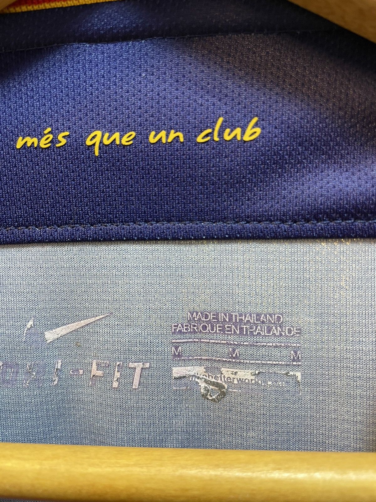 Nike 2015-2016 Fc Barcelona Lone Sleeves Home Kit MESSI 10 Size US M / EU 48-50 / 2 - 4 Thumbnail