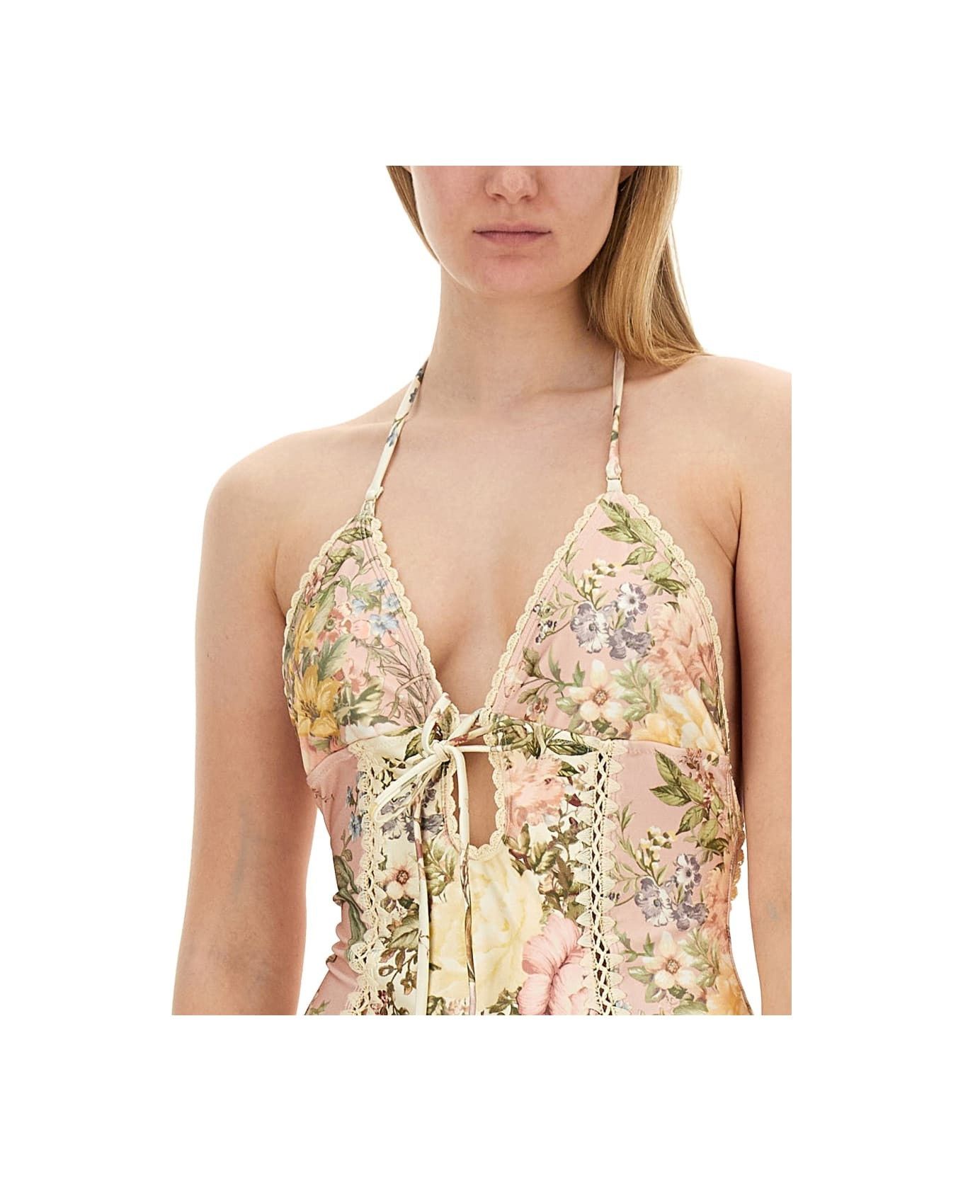 Zimmermann oc11z0525 Bodysuit in Multicolor Size XS / US 0-2 / IT 36-38 - 3 Thumbnail