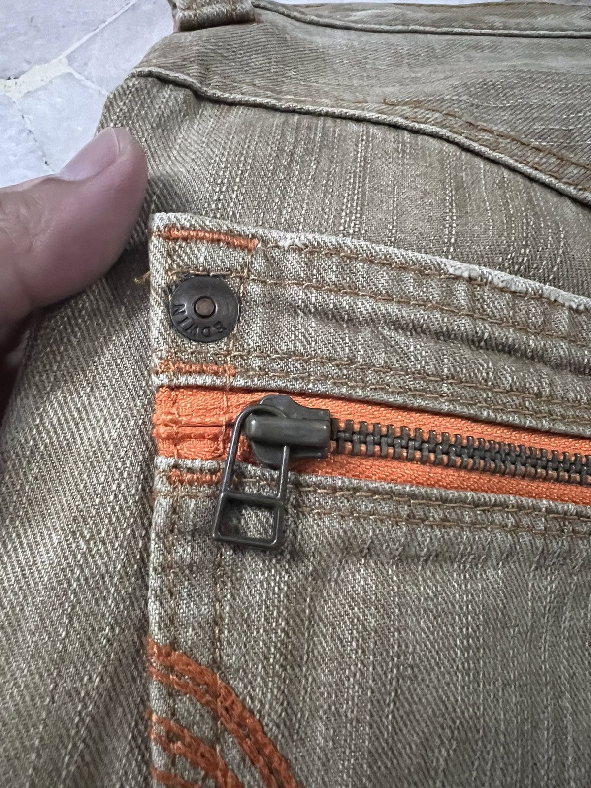 Edwin × If Six Was Nine × Japanese Brand FLARE EDWIN EXCLUSIVE VINTAGE BROWN JEANS VERY RARE Size US 30 / EU 46 - 9 Thumbnail