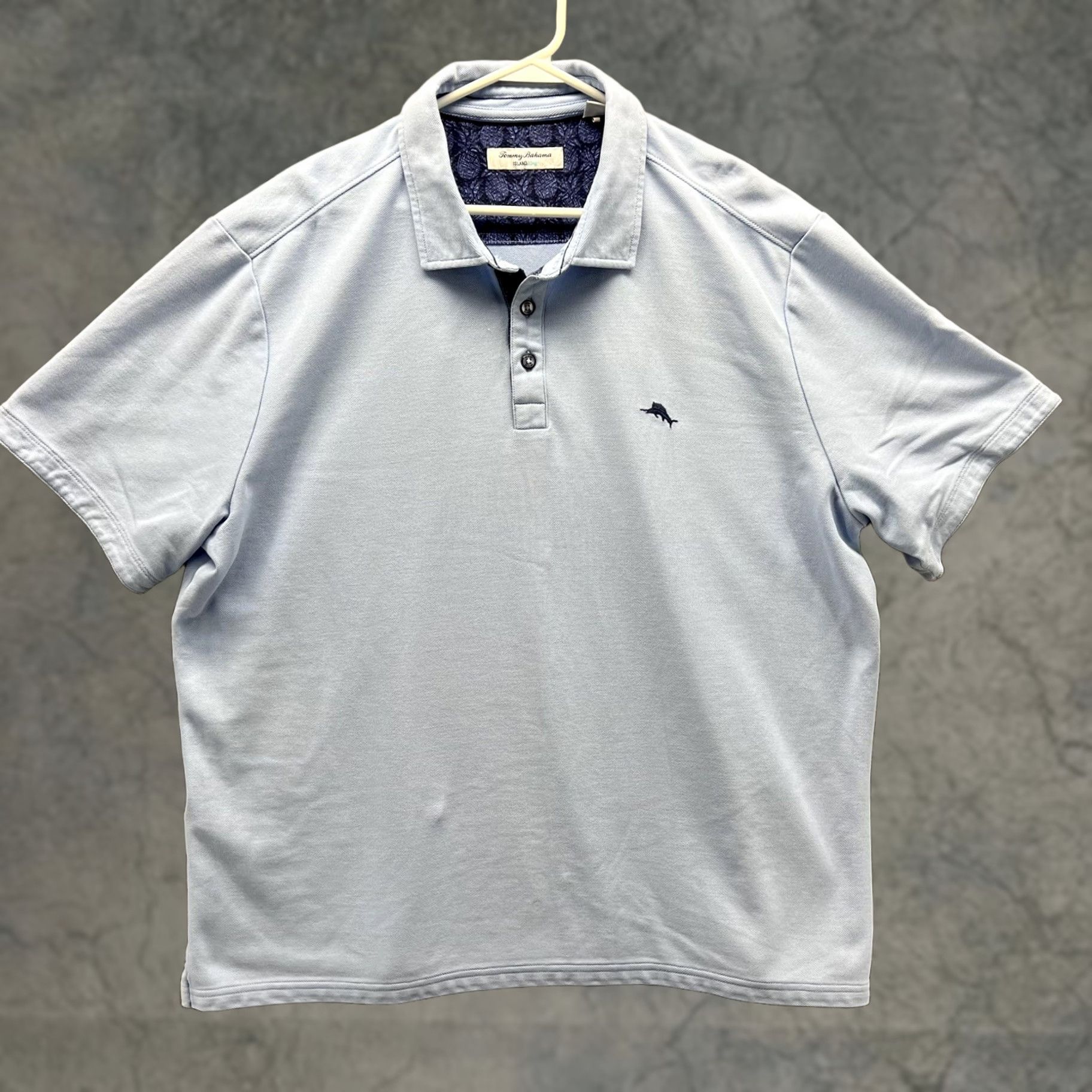 Tommy Bahama Tommy Bahama IslandZone Polo Shirt Mens 2XL Blue Marlin Logo Performance Casual Shirt Size US XXL / EU 58 / 5 - 1 Thumbnail