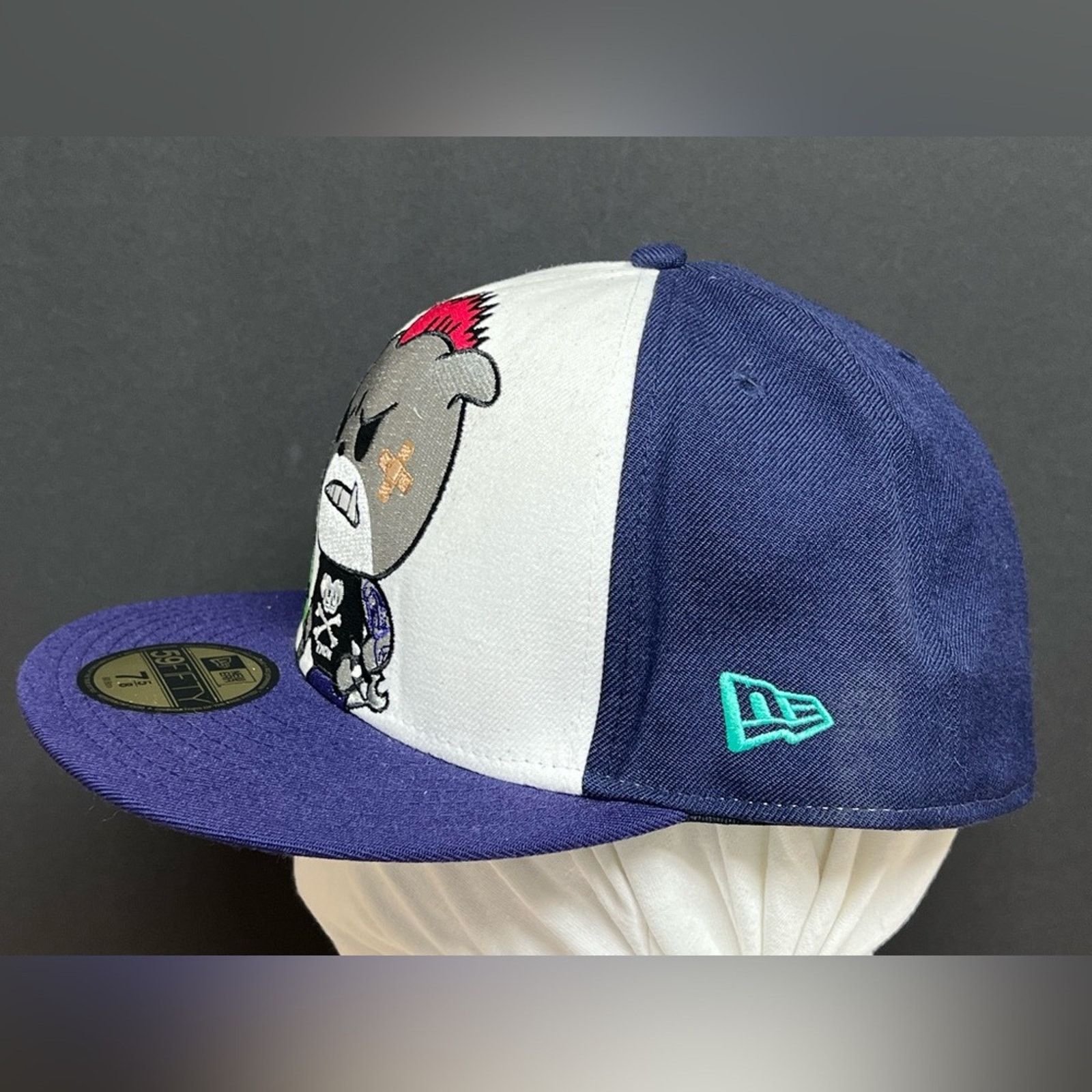 tokidoki Tokidoki Bruiser Punk New Era Hat 7 1/2 Rare TKDK Hot Neon Size ONE SIZE - 6 Thumbnail