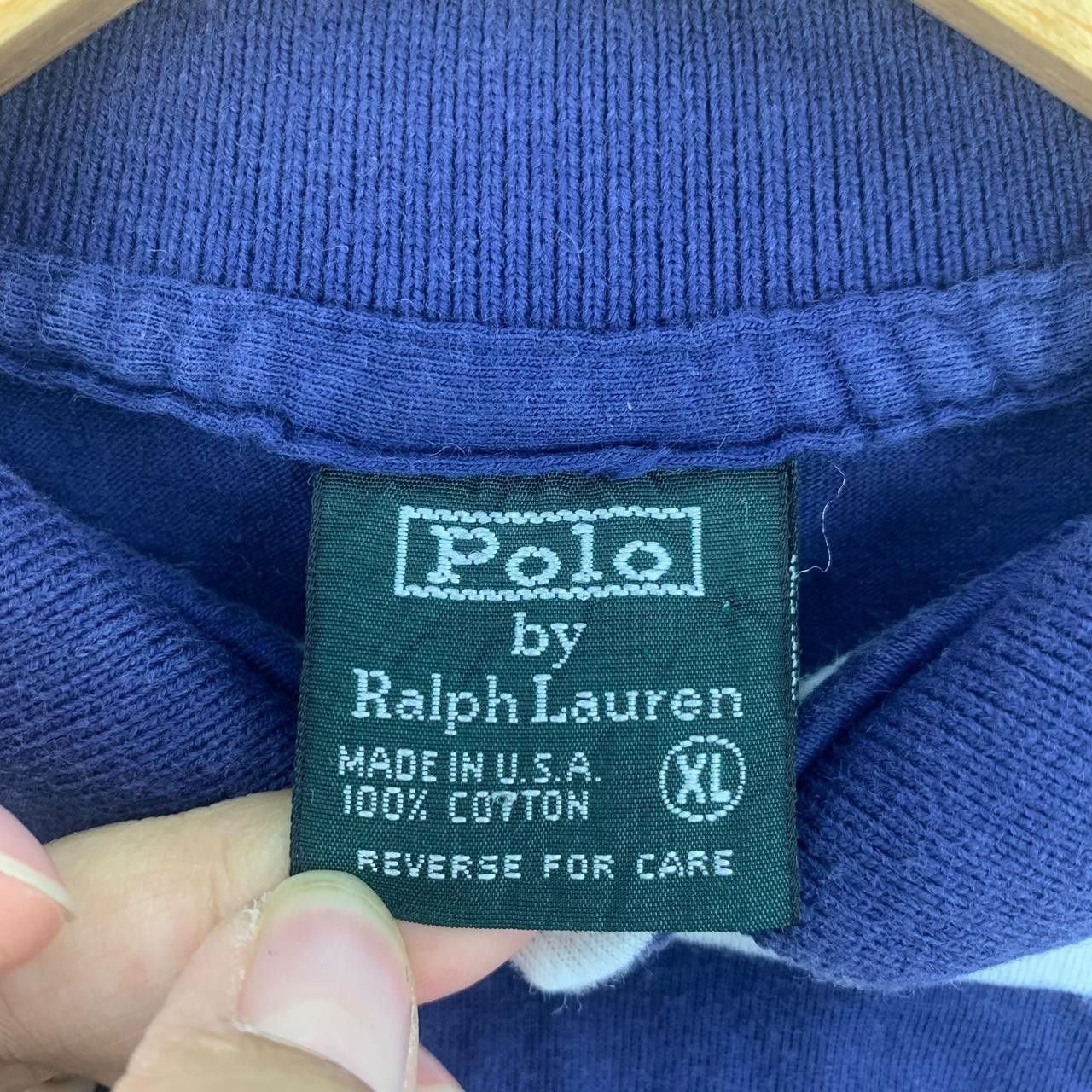 Polo Ralph Lauren Vintage 90’ POLO RALPH LAUREN Small Pony Tee Shirt Top Size US XL / EU 56 / 4 - 3 Thumbnail