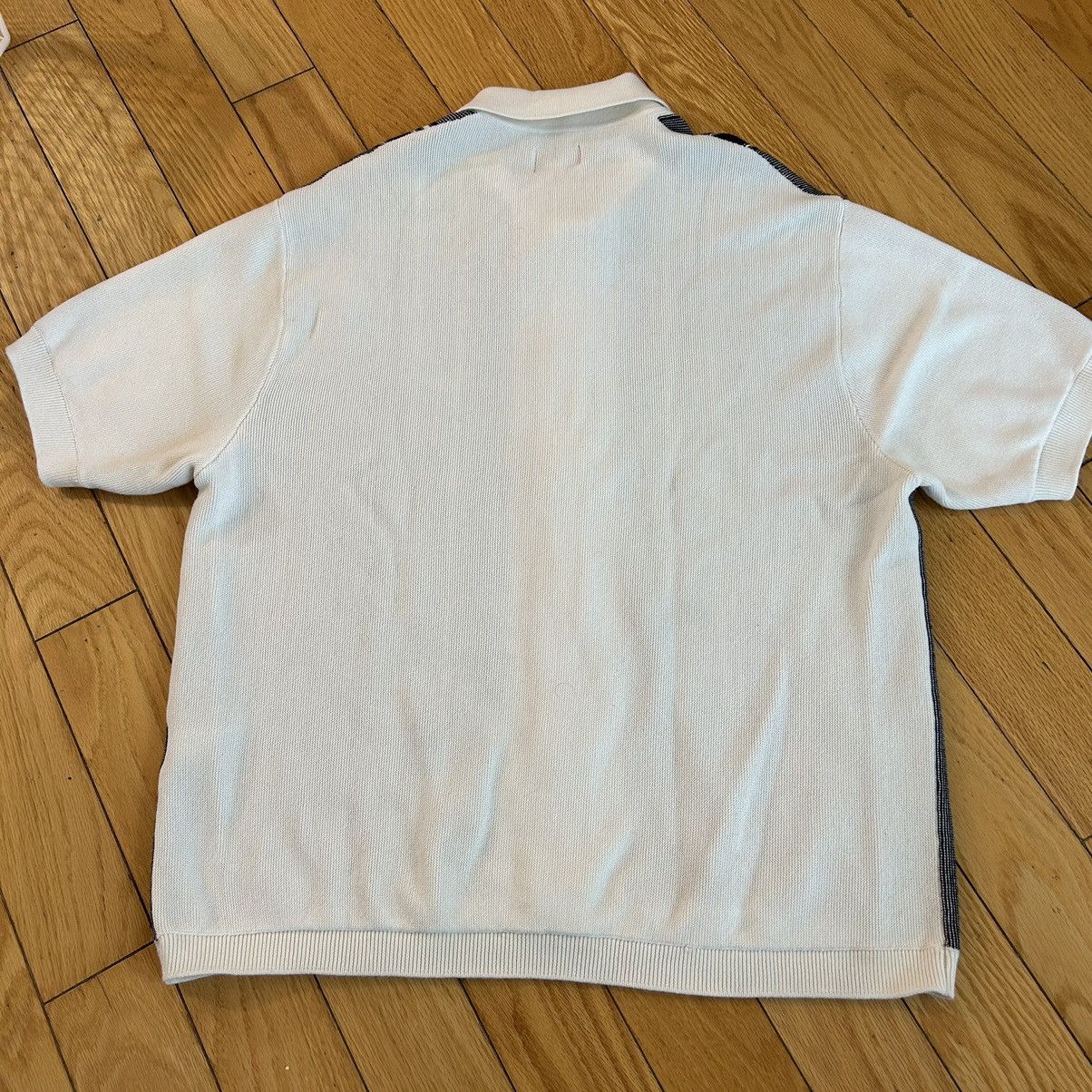Supreme Supreme Stripe Button Up Polo White Small Size US S / EU 44-46 / 1 - 4 Thumbnail