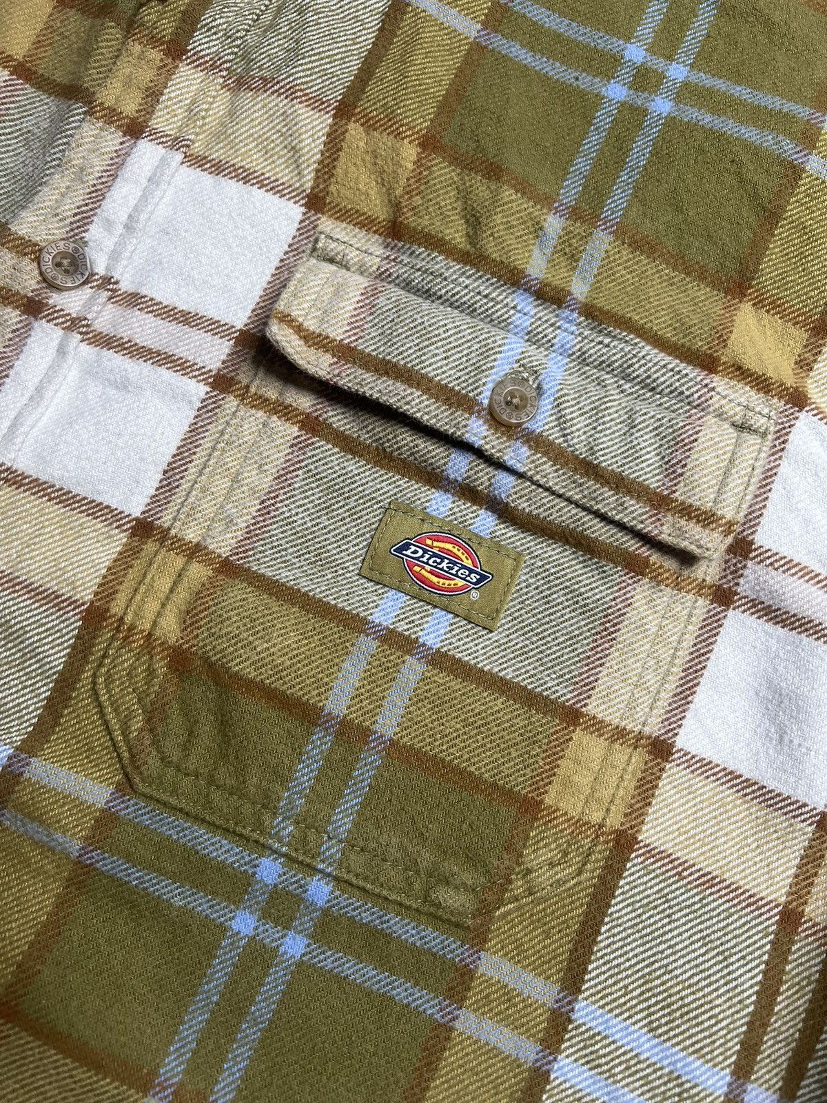 Dickies Dickies Flannel Shirt Button Up Size US XL / EU 56 / 4 - 2 Thumbnail