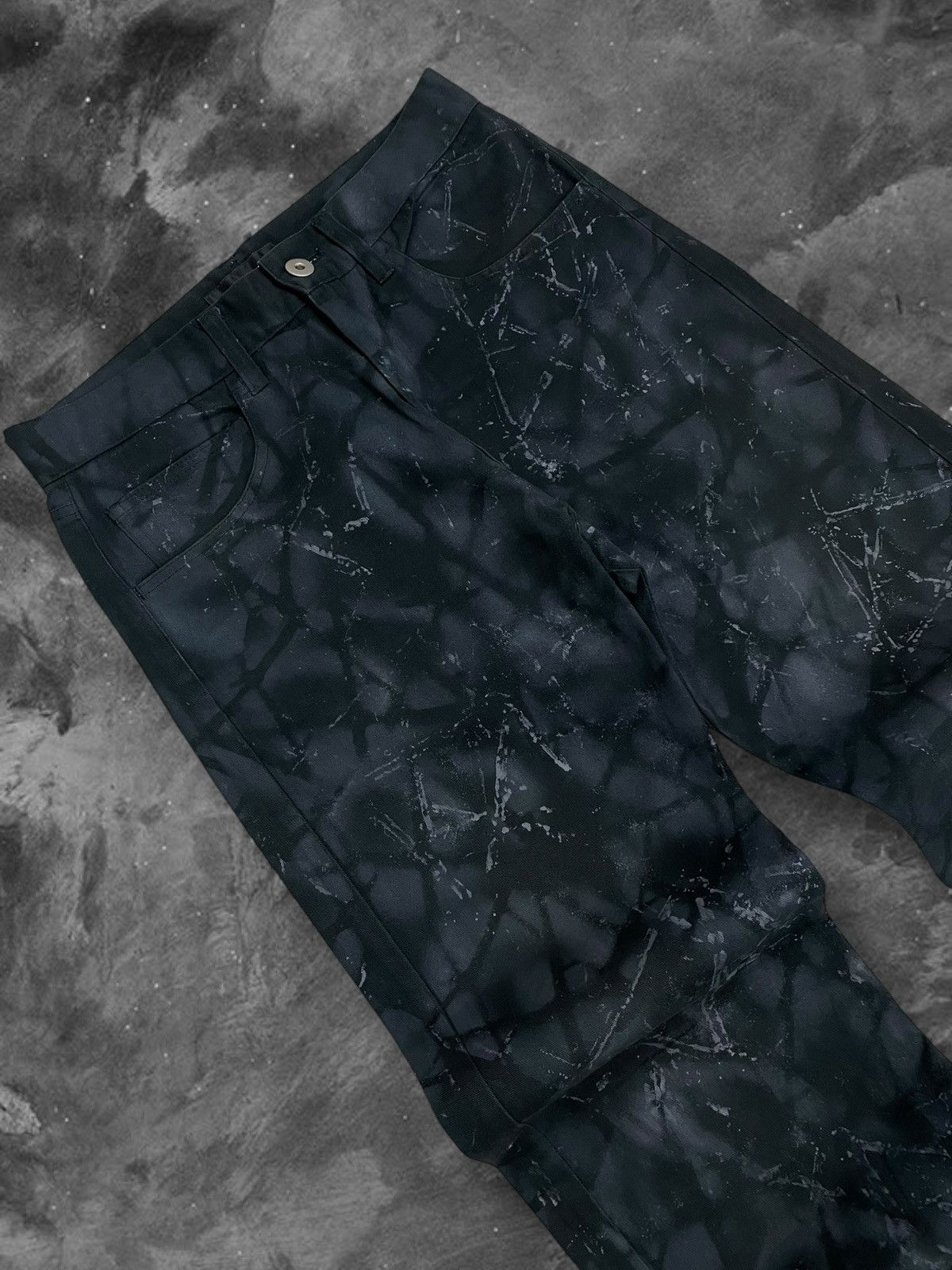 Japanese Brand Vintage 1990s Designer Japan In The Attic Dark Evil Pant Size US 26 / EU 42 - 4 Thumbnail