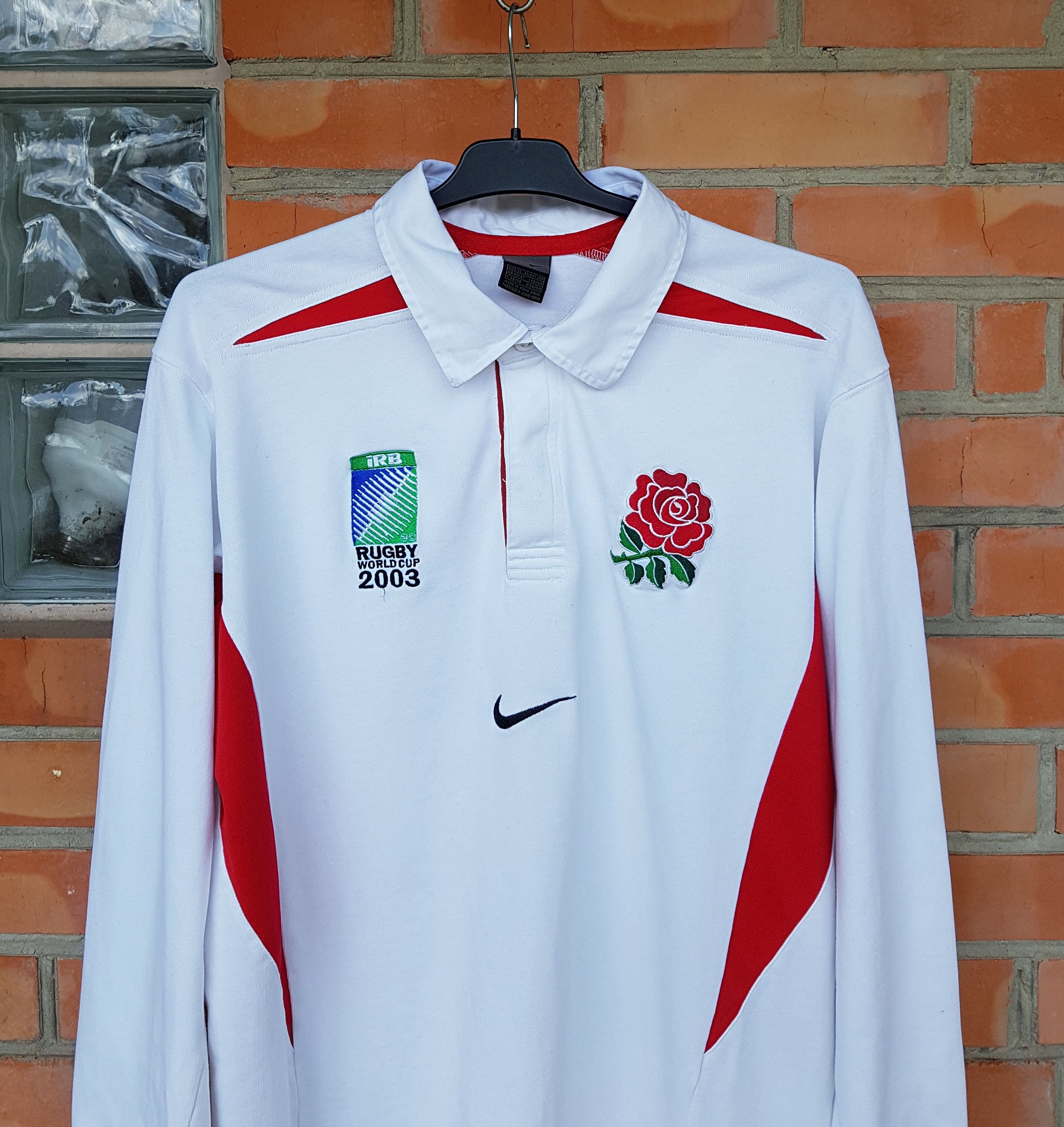 激レア希少RUGBY WORLD CUP 2003 日本代表ラガーシャツXL 赤 激レア希少RUGBY WORLD CUP 2003 日本代表ラガーシャツXL 赤