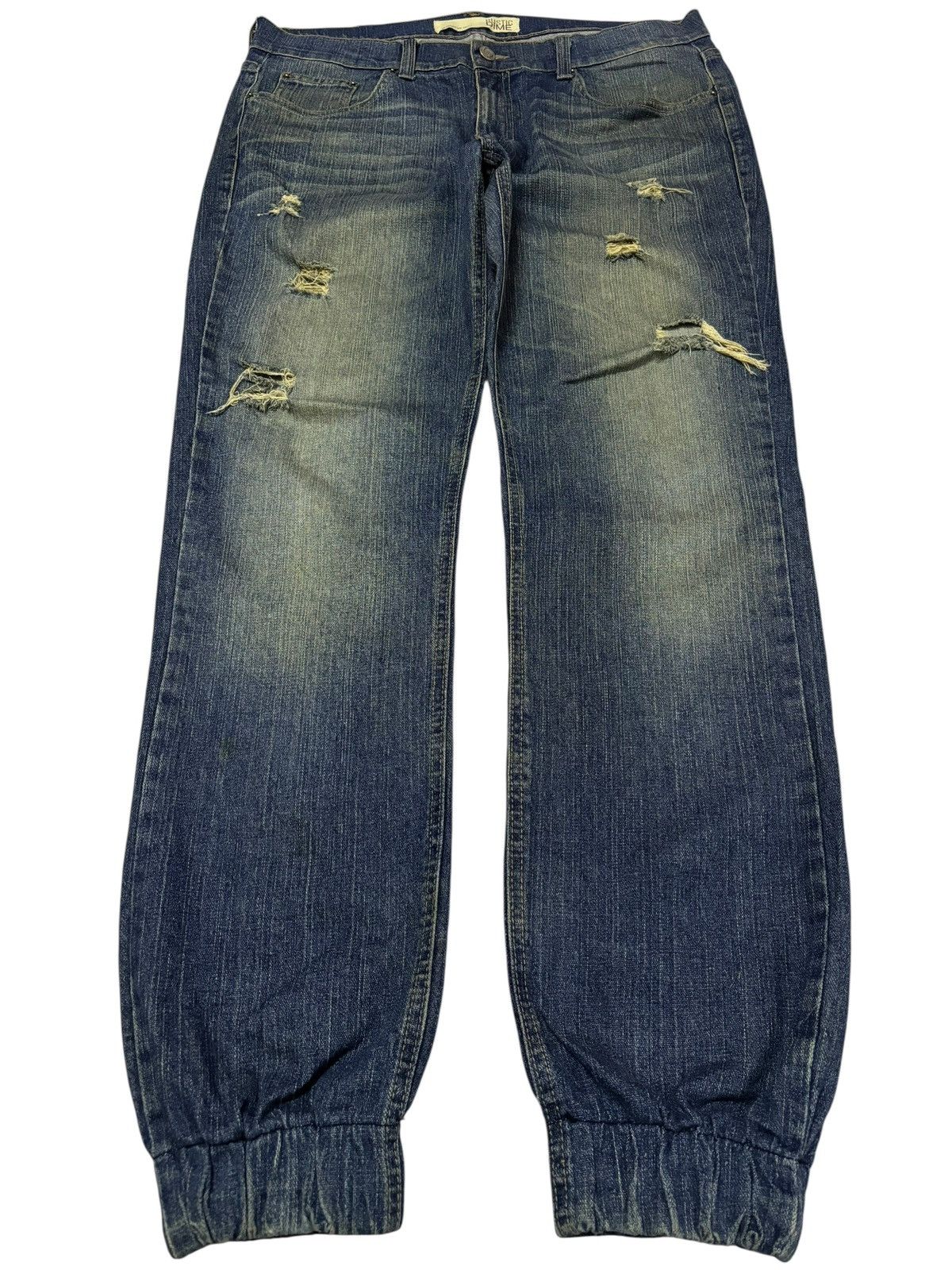 Rustic Dime Vtg Rustic Dime Distressed Mud Washed Jeans Size US 34 / EU 50 - 1 Thumbnail