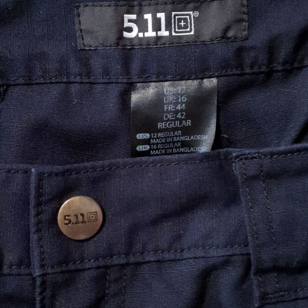 5.11 5.11 Tactical Navy Blue Cargo Pants Size 12 Size 34" / US 12 / IT 48 - 5 Thumbnail