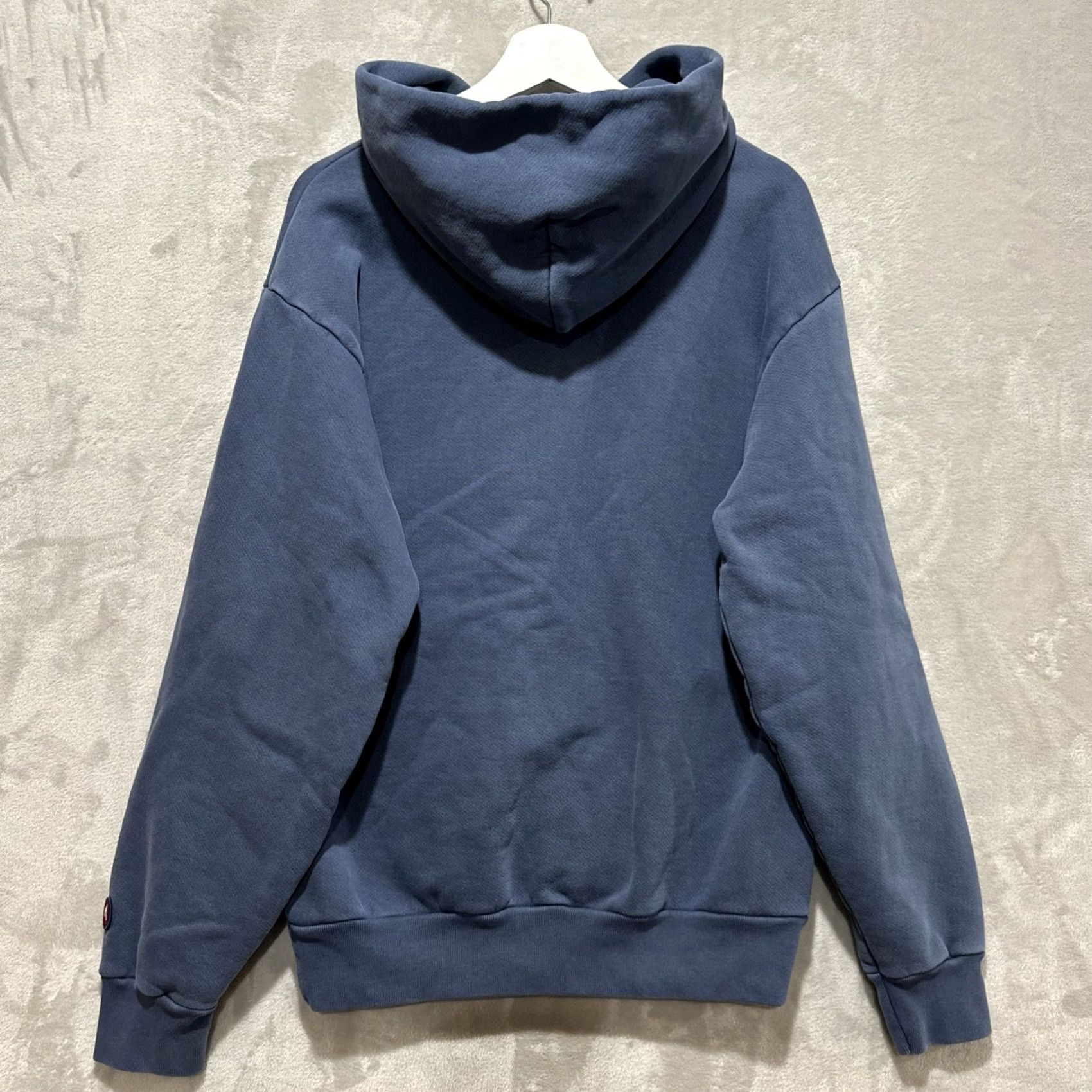 Vintage VINTAGE American Giant Unisex Hoodie Blue M Pullover Long Sleeve Logo Size US M / EU 48-50 / 2 - 2 Thumbnail