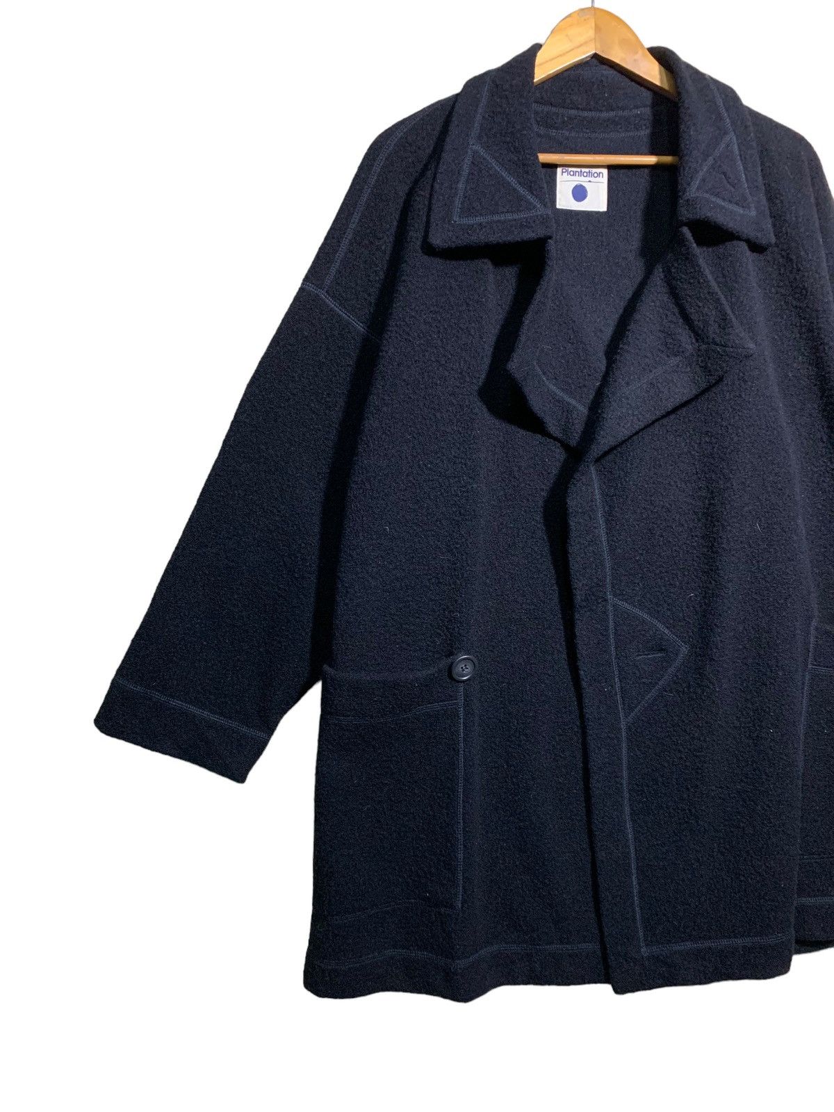 Issey Miyake 🔥PLANTATION WOOL ONE BUTTON BATWING COATS Size US L / EU 52-54 / 3 - 2 Thumbnail