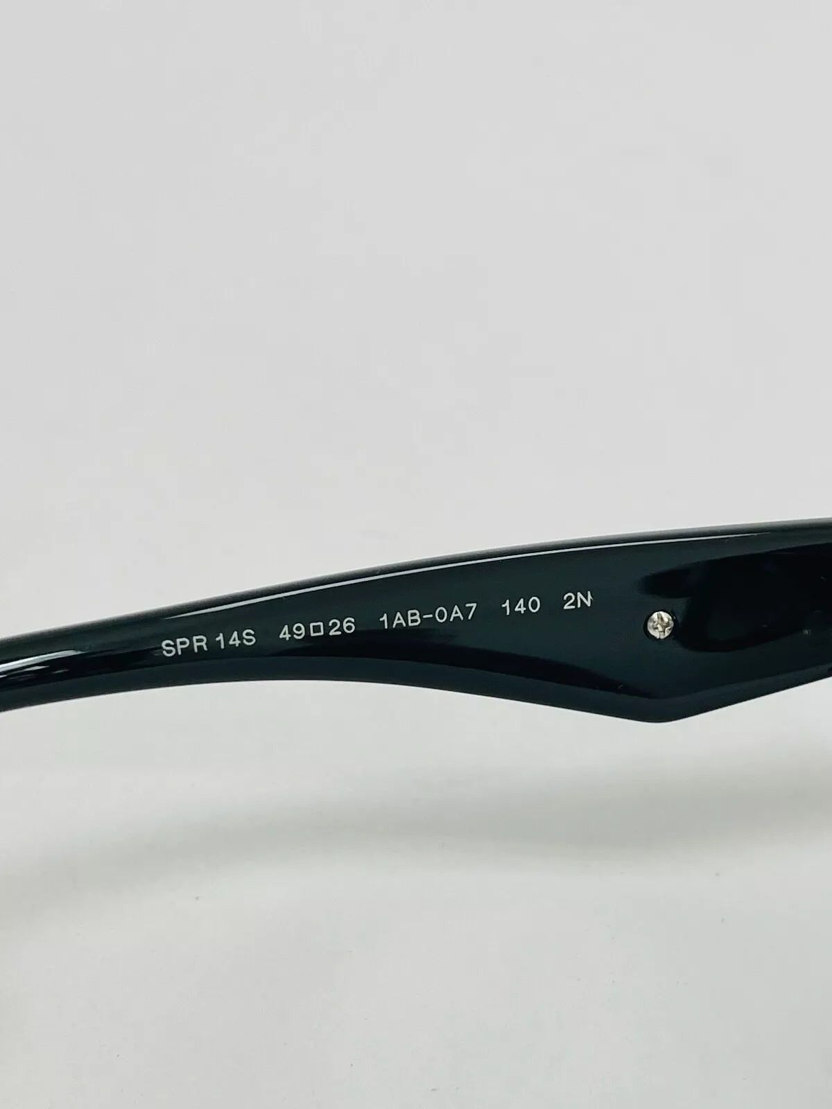 Prada PRADA 14S Cinema ORNATE SAFFIANO PR14SS Black Sunglasses Size ONE SIZE - 7 Thumbnail