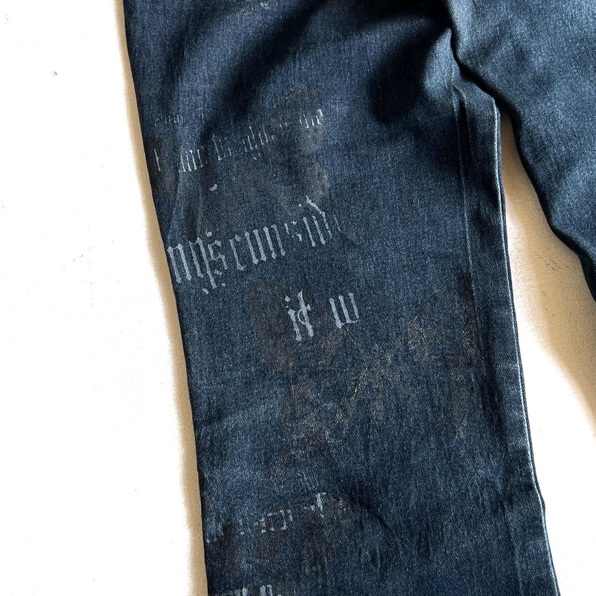 If Six Was Nine h.naoto Blood low-waist flared jeans Size US 30 / EU 46 - 11 Thumbnail