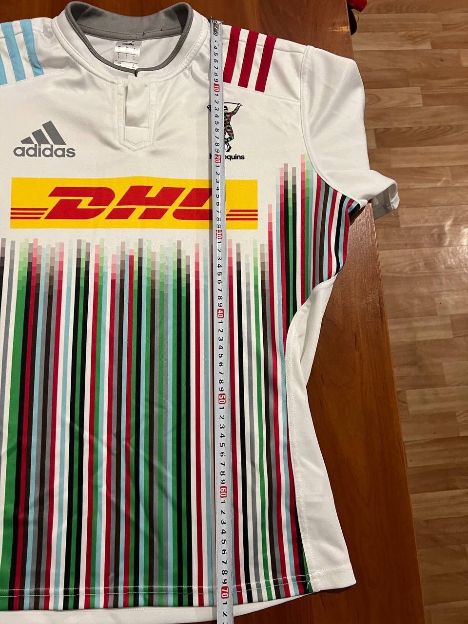 Adidas 2015/16 HARLEQUINS AWAY RUGBY UNION SHIRT JERSEY SIZE L MENS Size US L / EU 52-54 / 3 - 16 Thumbnail