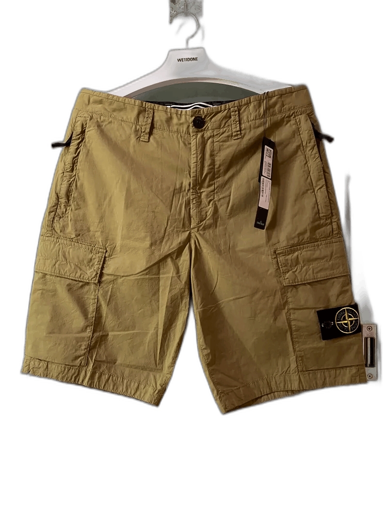 Stone Island Stone Island Zip Canvas Shorts Size 30 -2506 Size US 30 / EU 46 - 1 Thumbnail