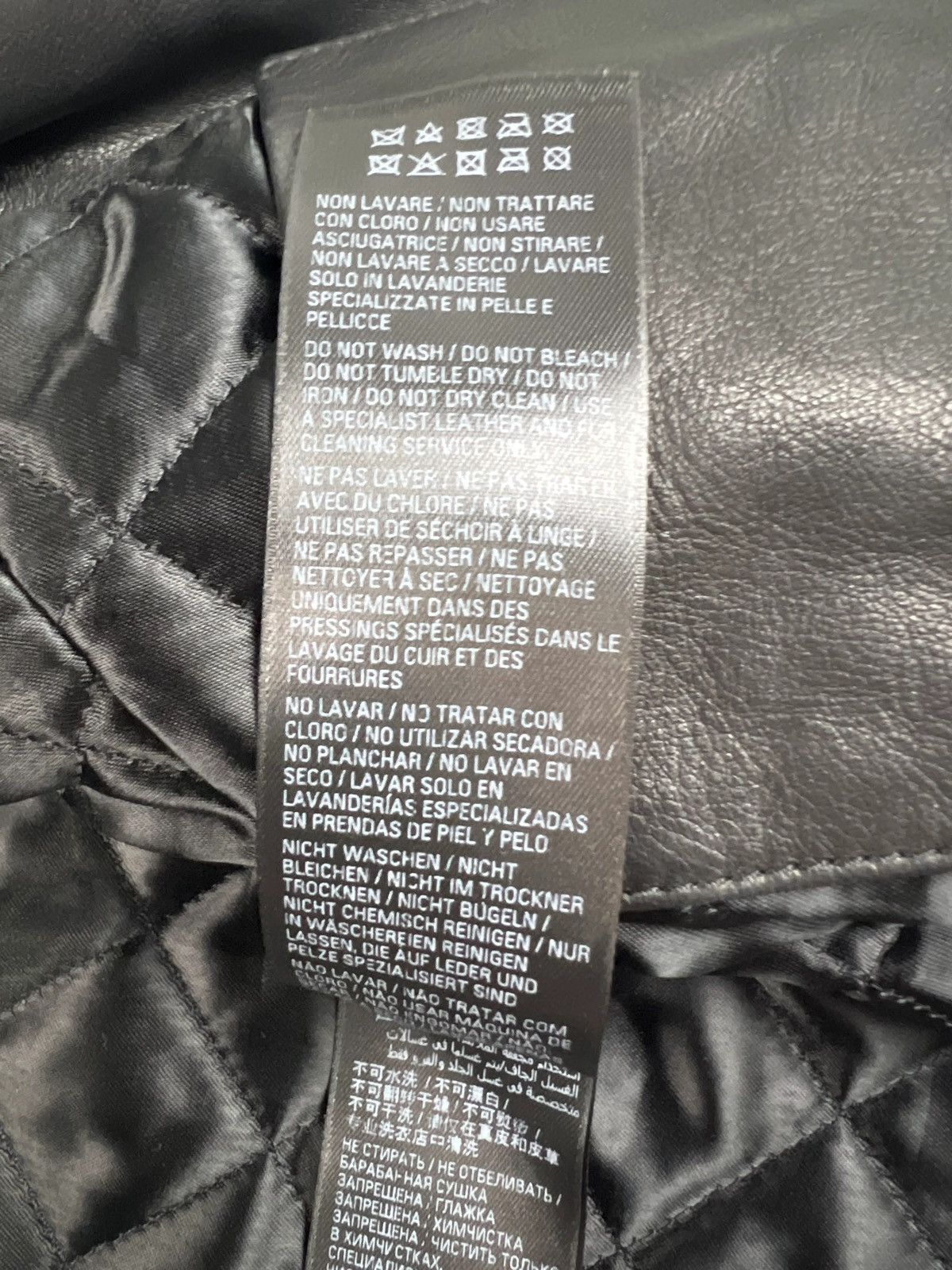 Balenciaga BALENCIAGA SS23 MUDSHOW SHRUNK LEATHER JACKET SZ:40 Size US XXS / EU 40 - 7 Thumbnail