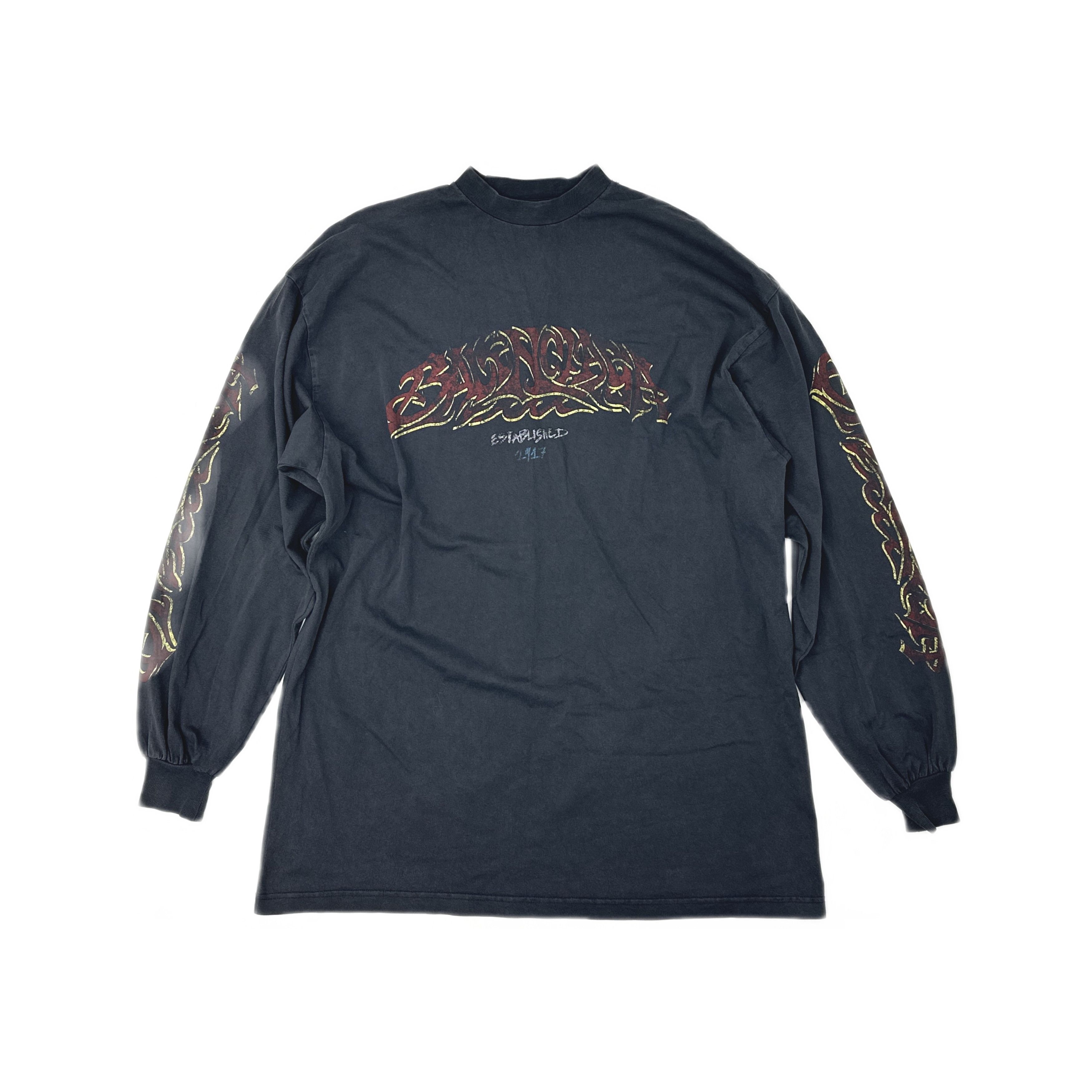 Balenciaga Balenciaga Offshore Long Sleeve T-Shirt | Grailed