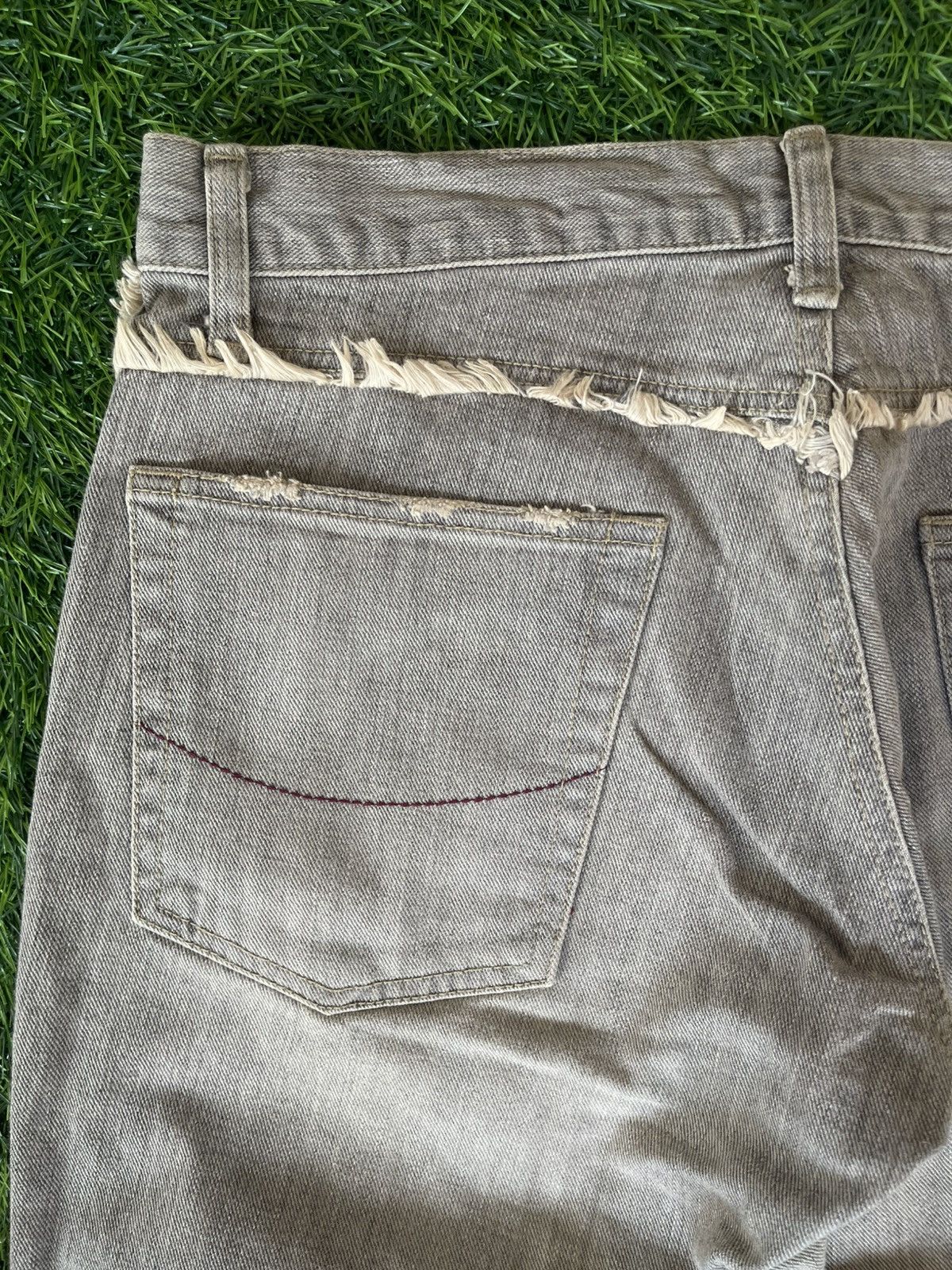 Morgan Homme Vintage’90s🔥MORGAN HOMME🔥Distressed Flared Denim Washed Size US 33 - 20 Thumbnail