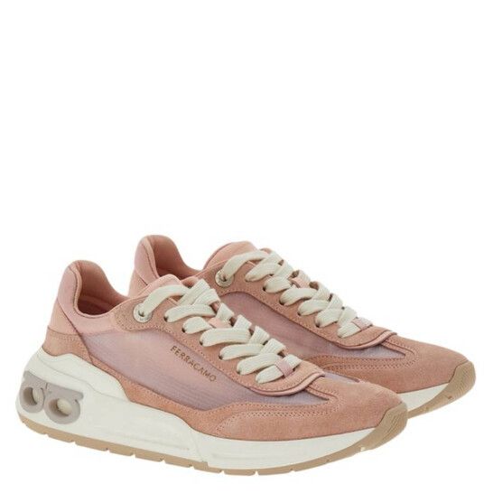 Salvatore Ferragamo o1y0426 Low-Top Sneakers in Light Pink Size US 9 / IT 39 - 2 Thumbnail