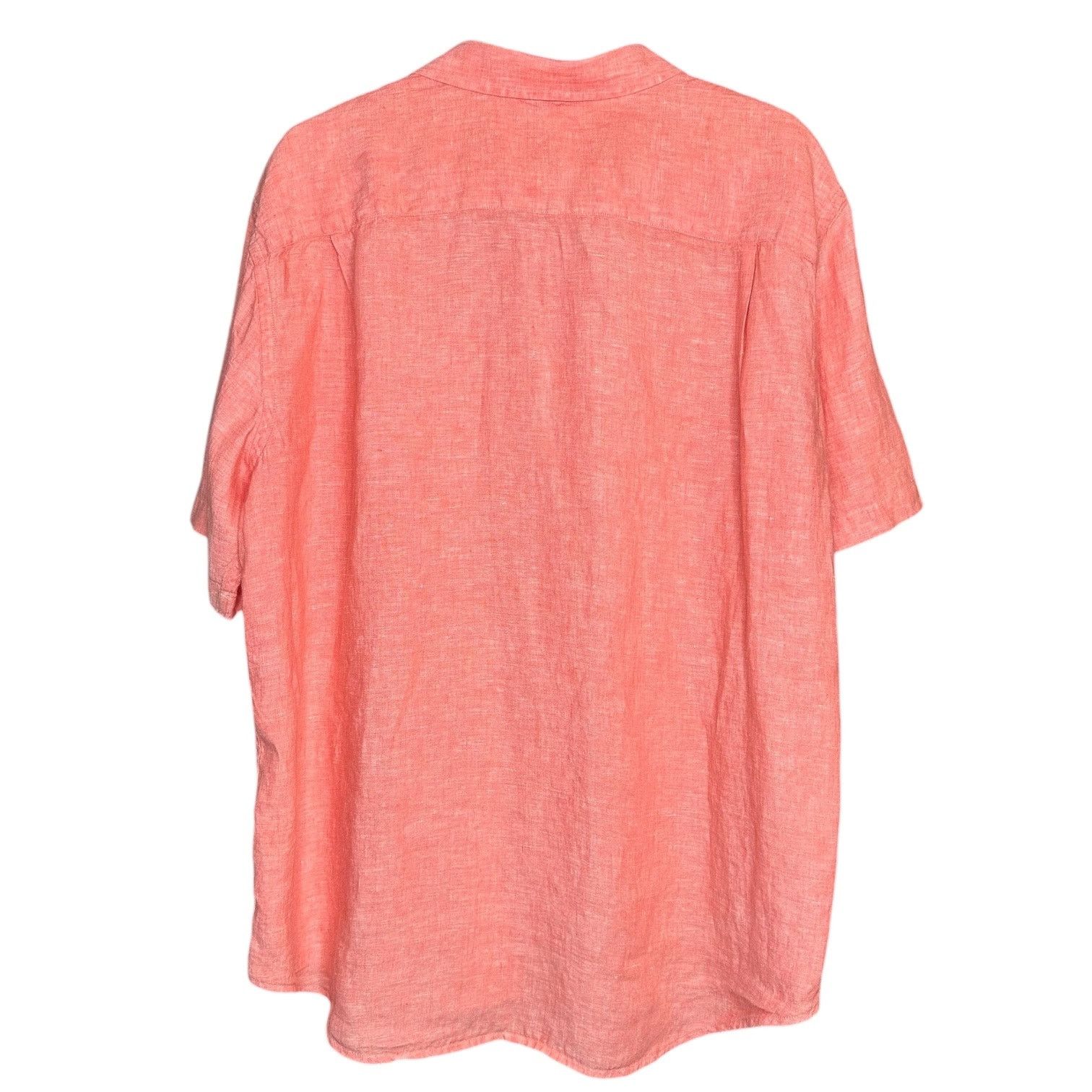 Jos. A. Bank Jos A Bank 100% Linen Short Sleeve Button Shirt XL Size US XL / EU 56 / 4 - 5 Thumbnail